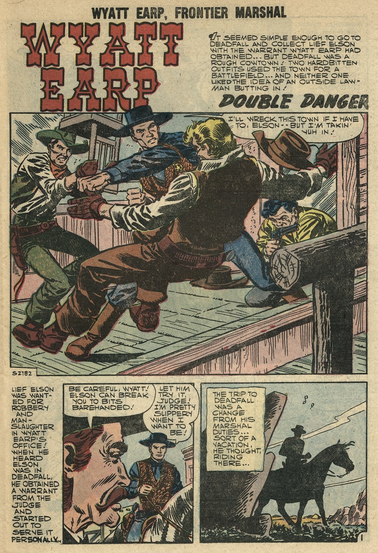 Read online Wyatt Earp Frontier Marshal comic -  Issue #19 - 19