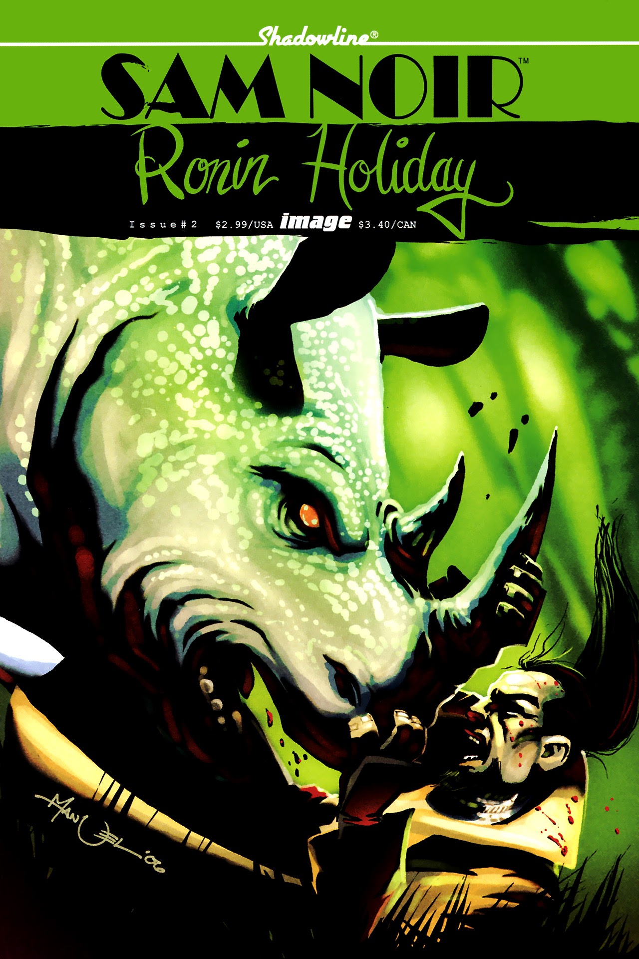 Read online Sam Noir: Ronin Holiday comic -  Issue #2 - 1