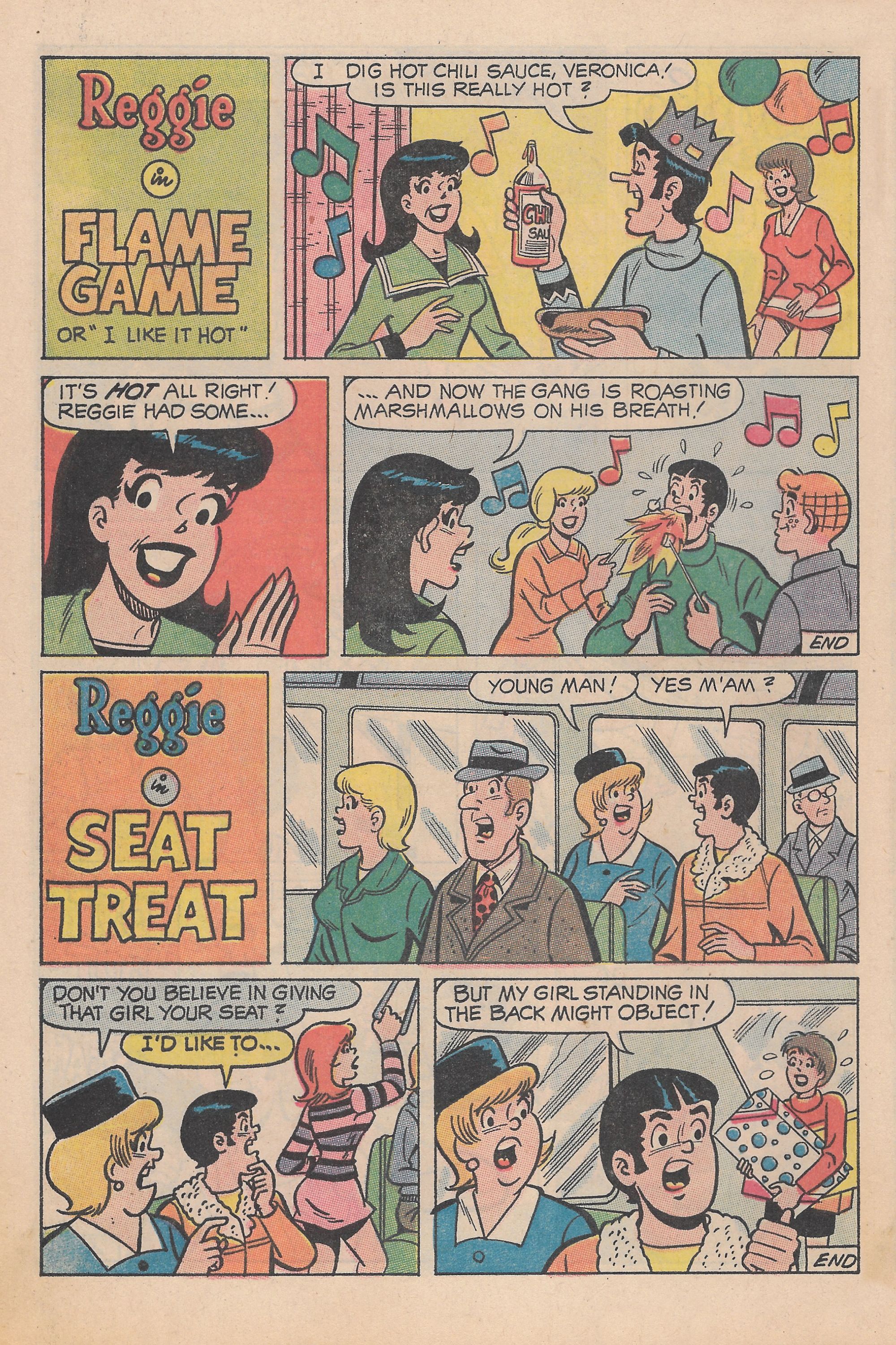 Read online Reggie's Wise Guy Jokes comic -  Issue #13 - 54