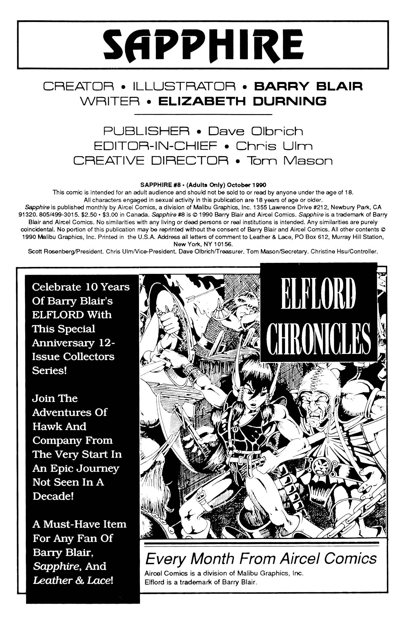 Read online Sapphire comic -  Issue #8 - 2