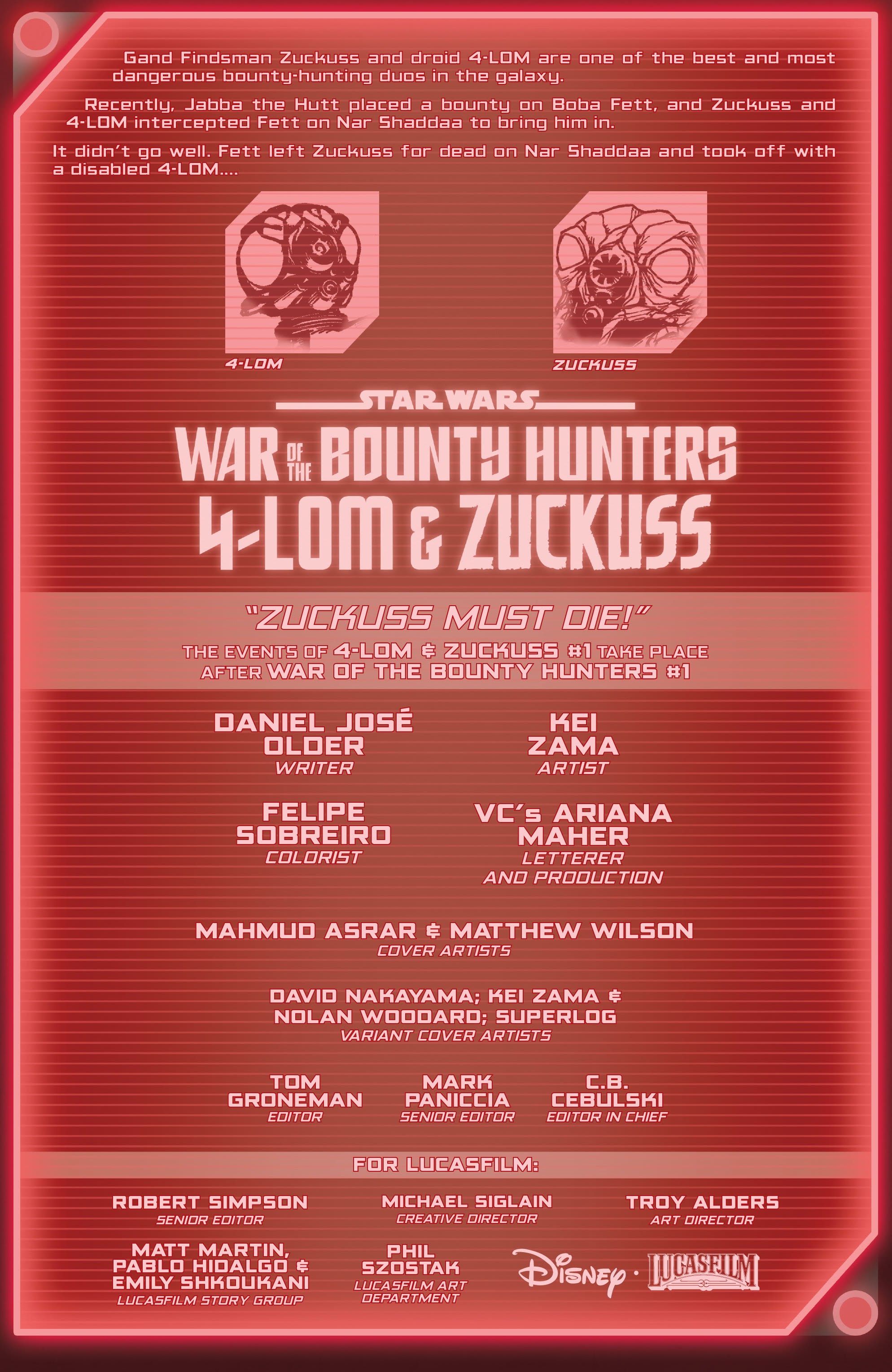 Read online Star Wars: War Of The Bounty Hunters - 4-Lom & Zuckuss comic -  Issue # Full - 2
