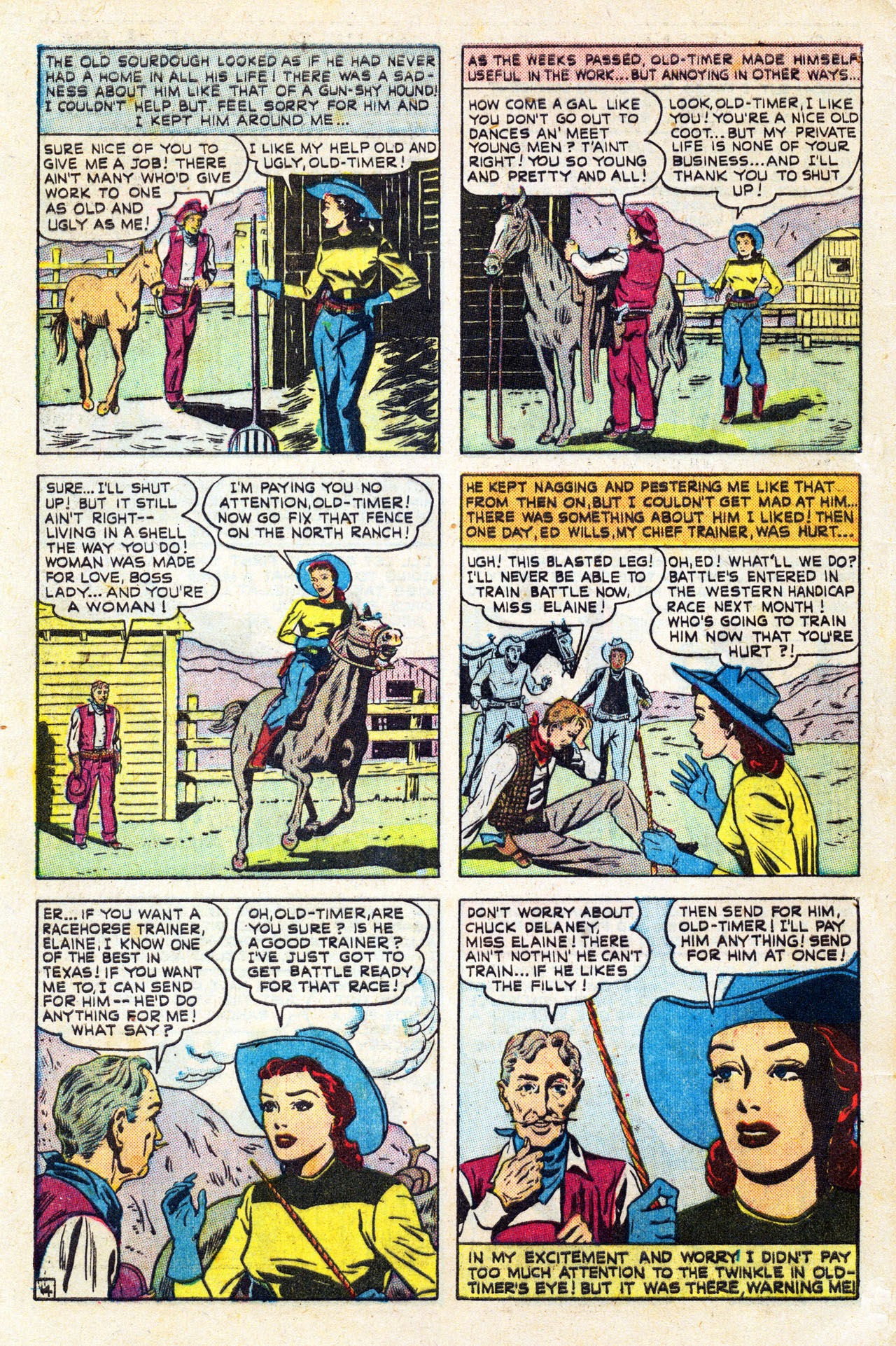 Read online Cowboy Romances comic -  Issue #3 - 6