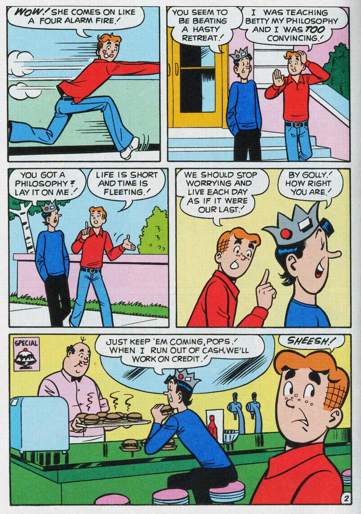 Read online Archie's Double Digest Magazine comic -  Issue #161 - 140
