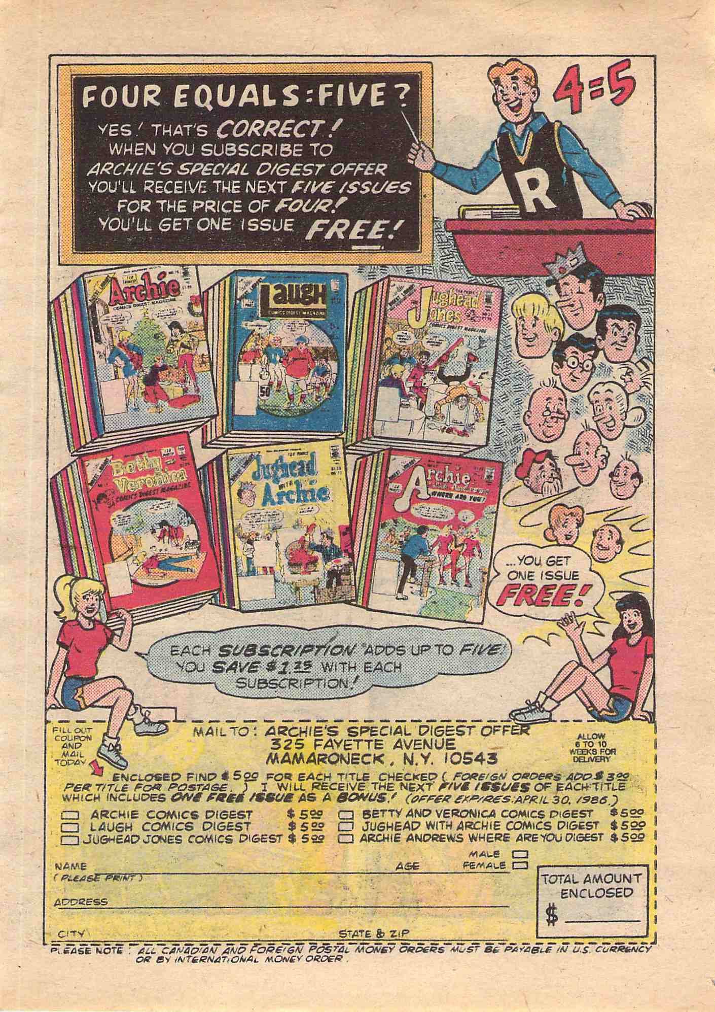 Read online Archie's Double Digest Magazine comic -  Issue #21 - 246