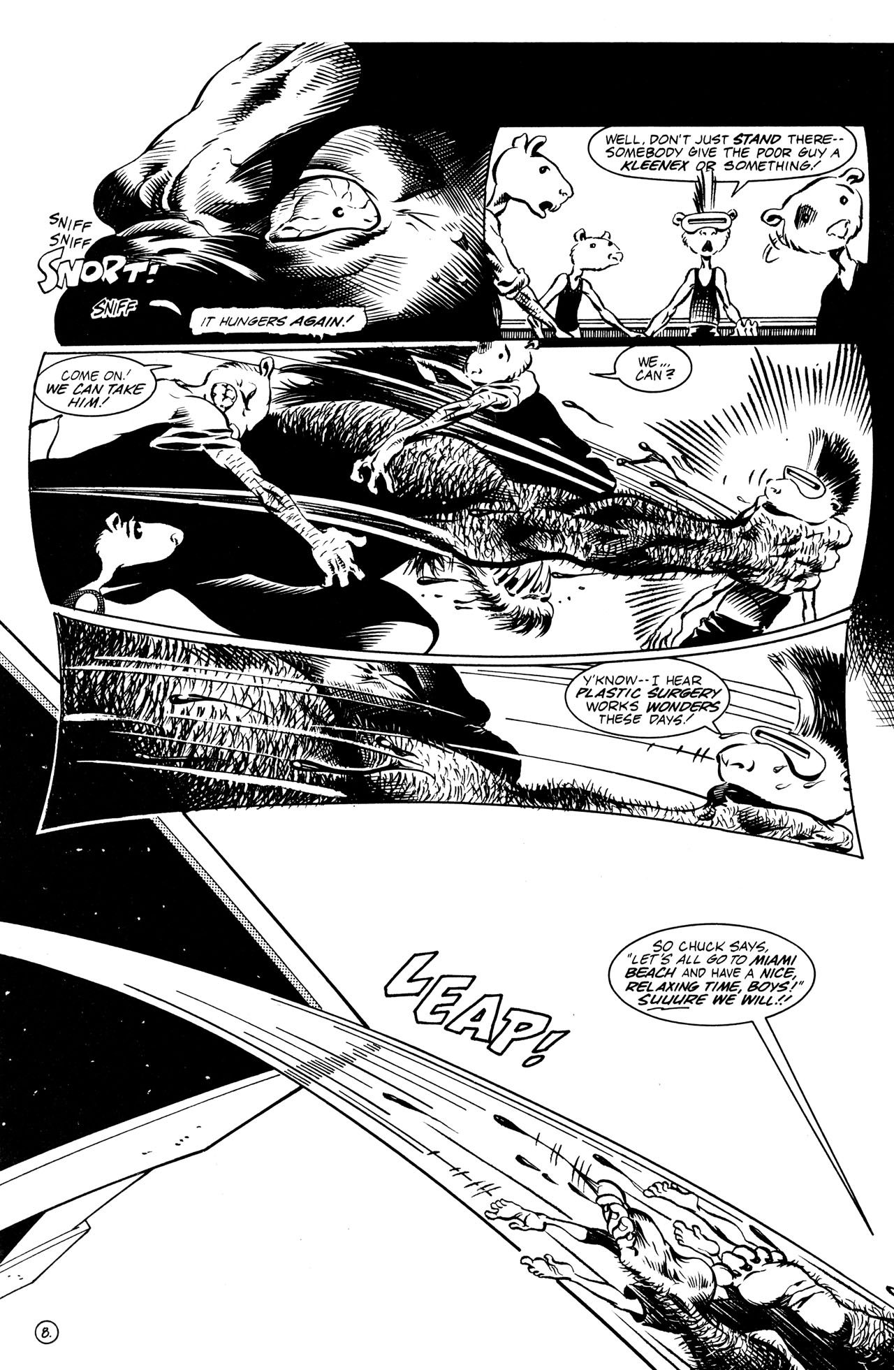 Read online Adolescent Radioactive Black Belt Hamsters comic -  Issue #7 - 10
