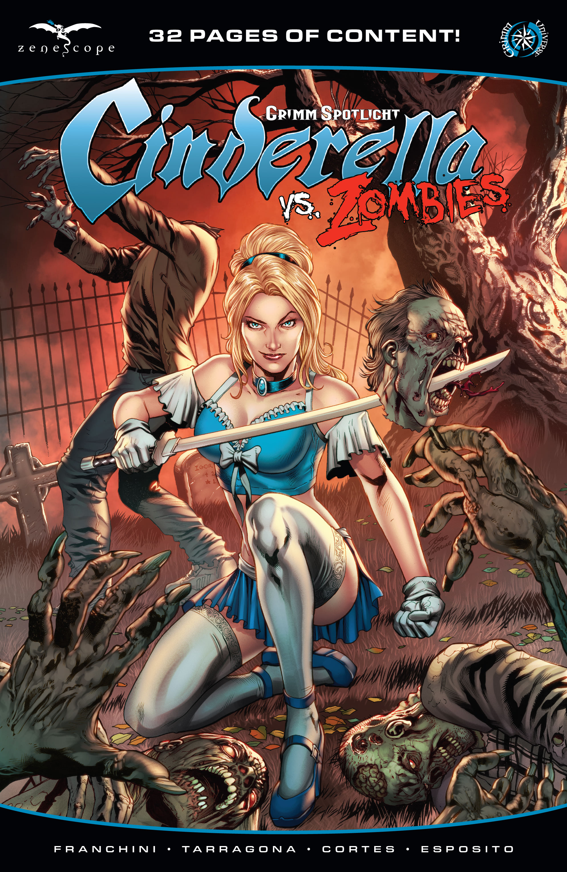 Read online Grimm Spotlight: Cinderella vs Zombies comic -  Issue # Full - 1
