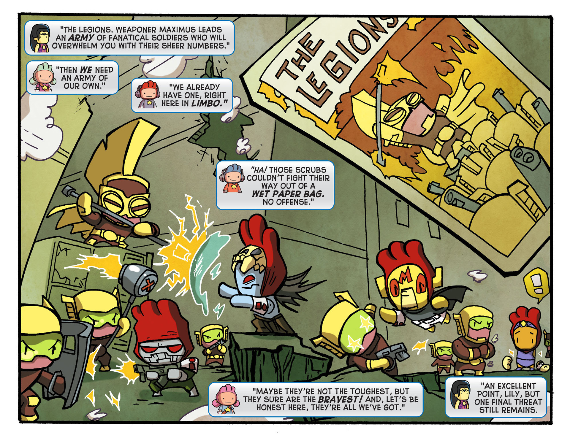 Read online Scribblenauts Unmasked: A Crisis of Imagination comic -  Issue #16 - 18