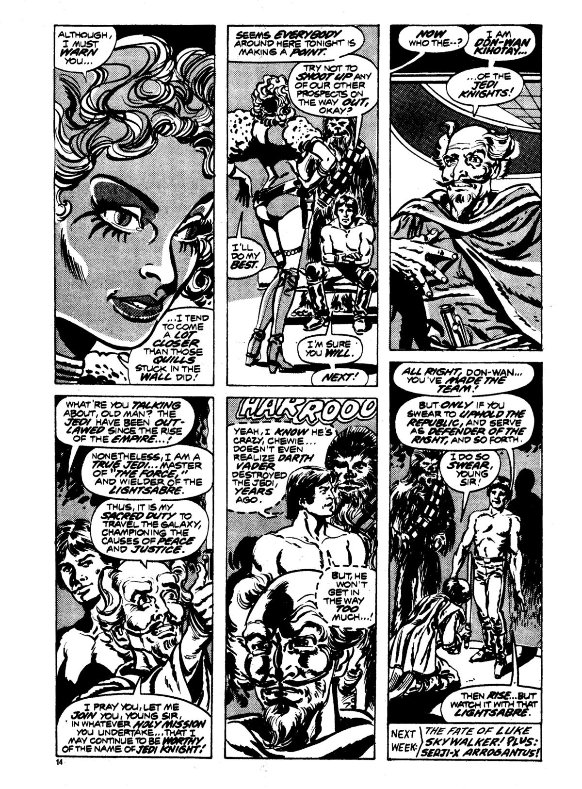 Read online Star Wars Weekly comic -  Issue #15 - 14