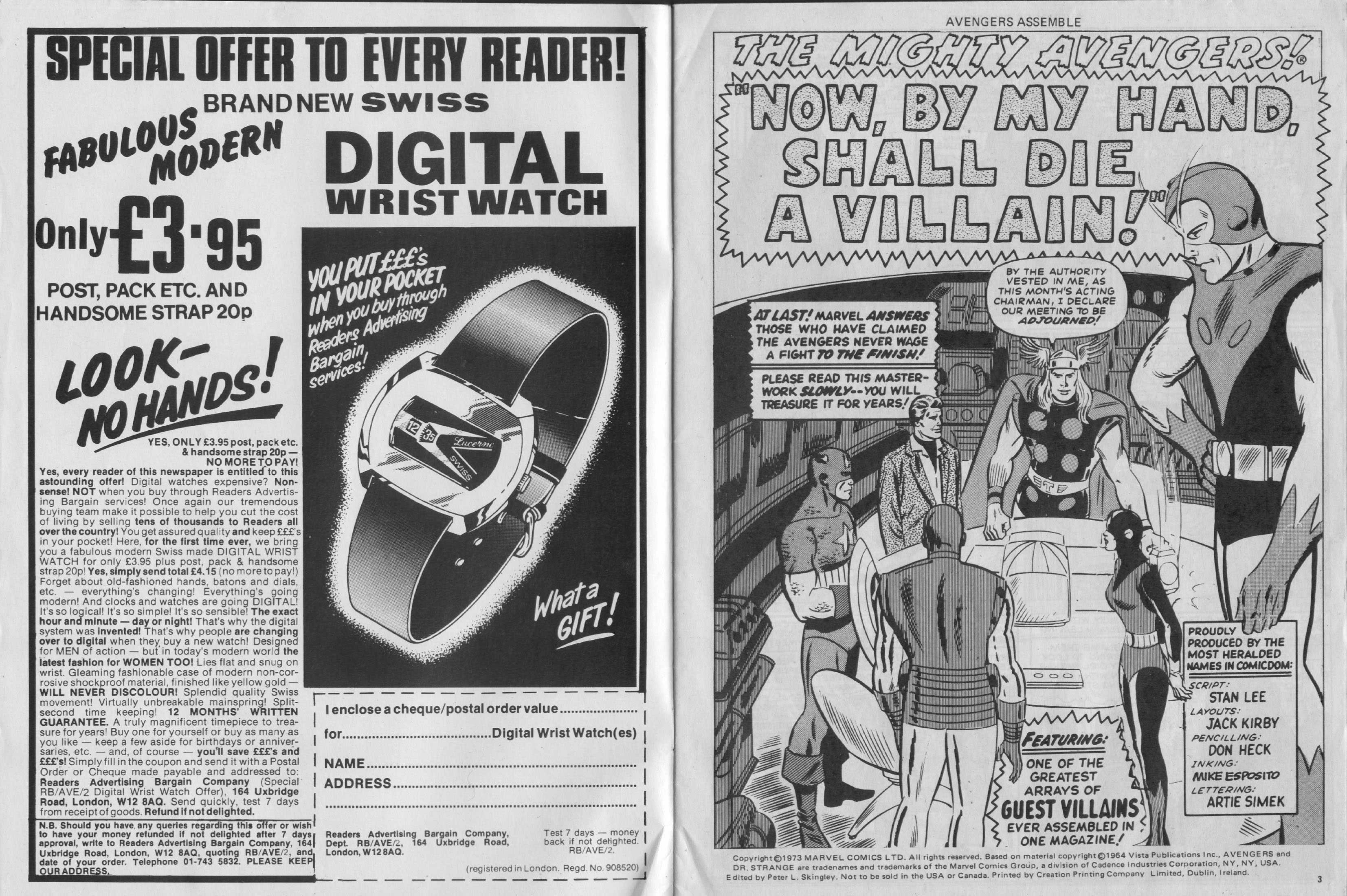 Read online The Avengers (1973) comic -  Issue #12 - 2