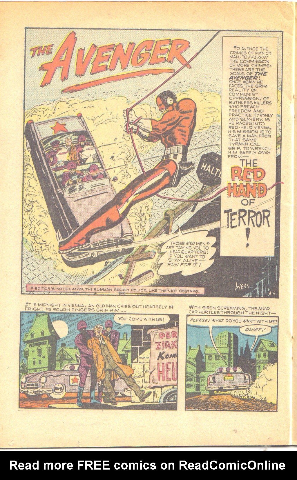Read online The Avenger comic -  Issue #1 - 21