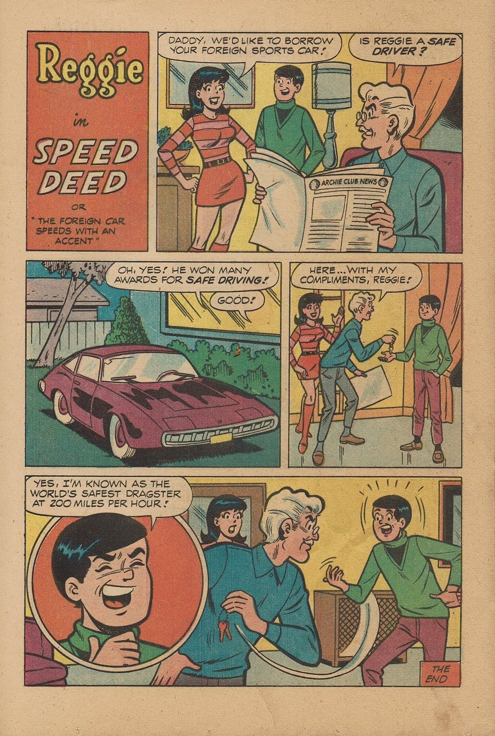 Read online Reggie's Wise Guy Jokes comic -  Issue #3 - 13