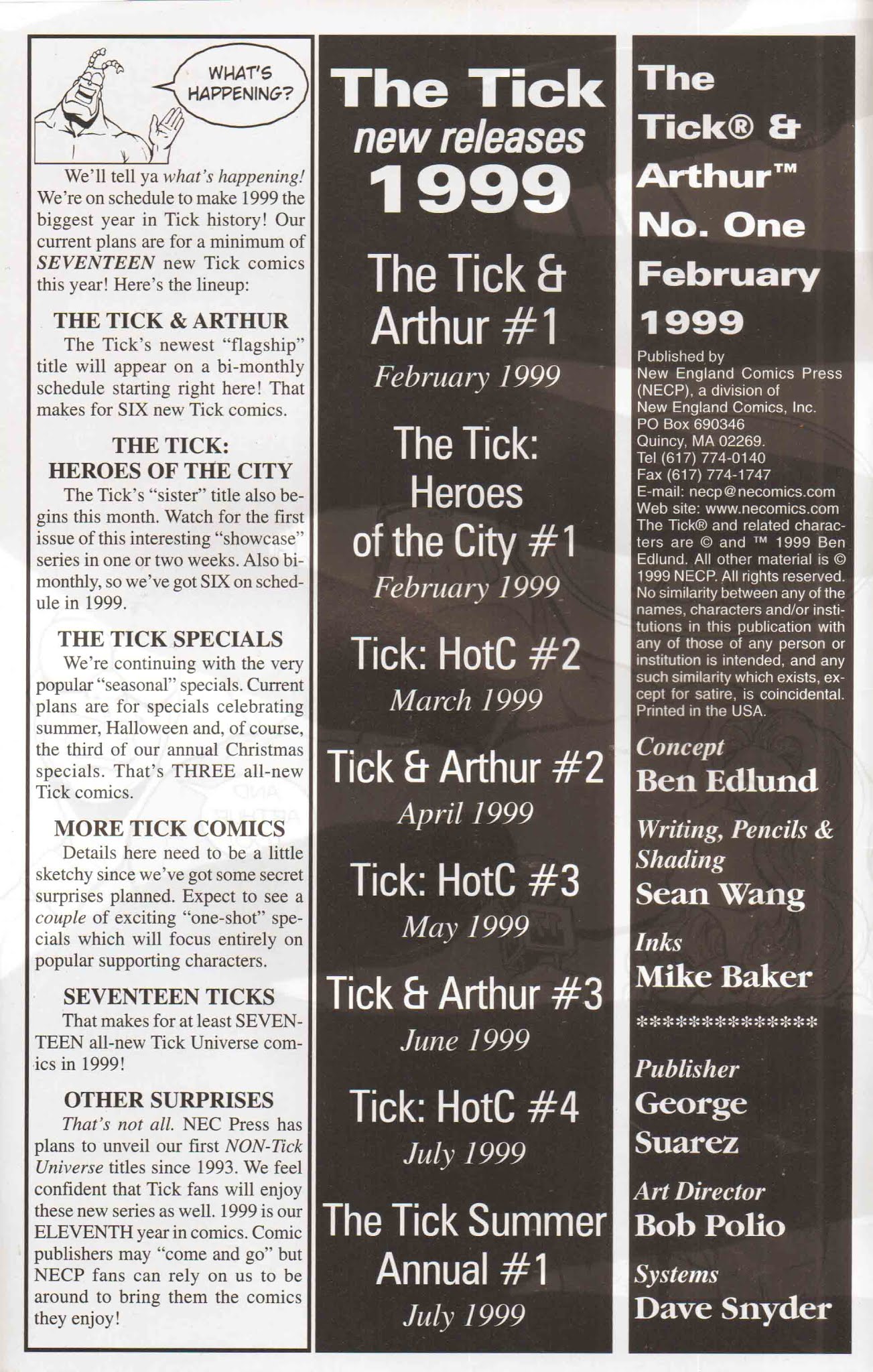 Read online The Tick and Arthur comic -  Issue #1 - 2