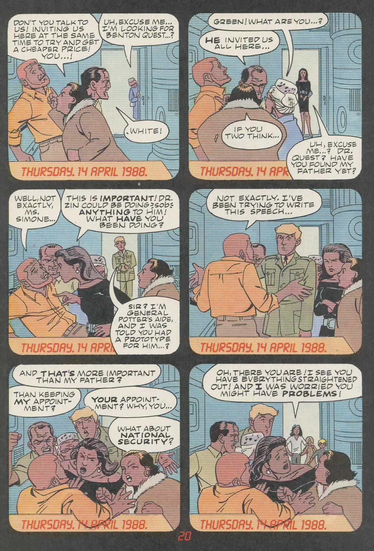 Read online Jonny Quest comic -  Issue #22 - 26