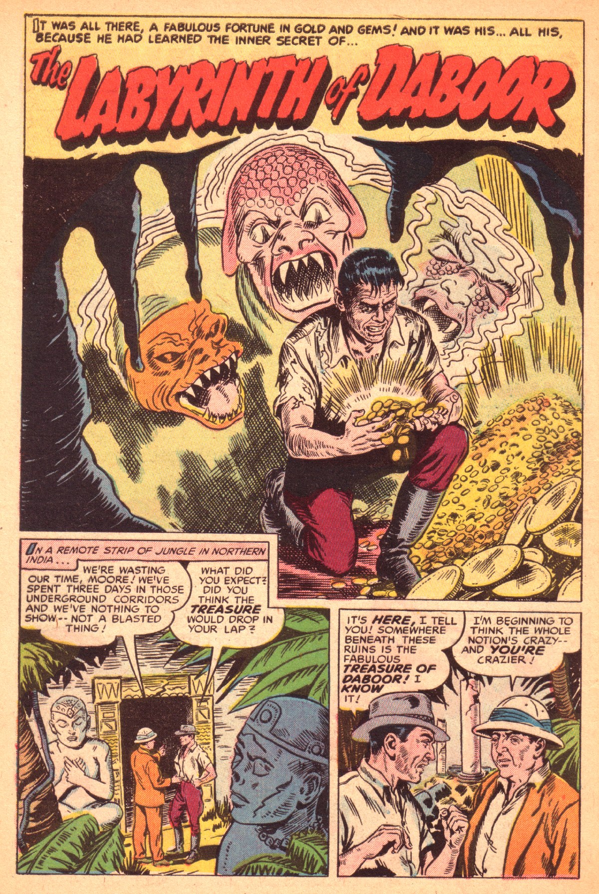 Read online Adventures Into The Unknown comic -  Issue #50 - 11