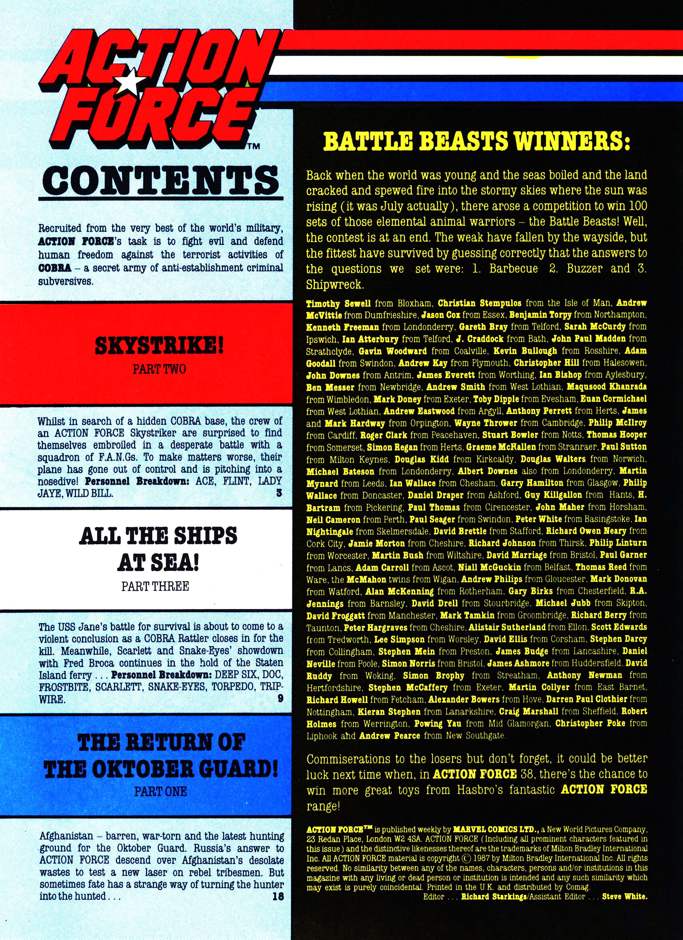 Read online Action Force comic -  Issue #30 - 2