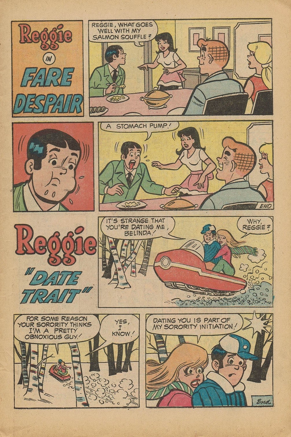 Read online Reggie's Wise Guy Jokes comic -  Issue #24 - 11