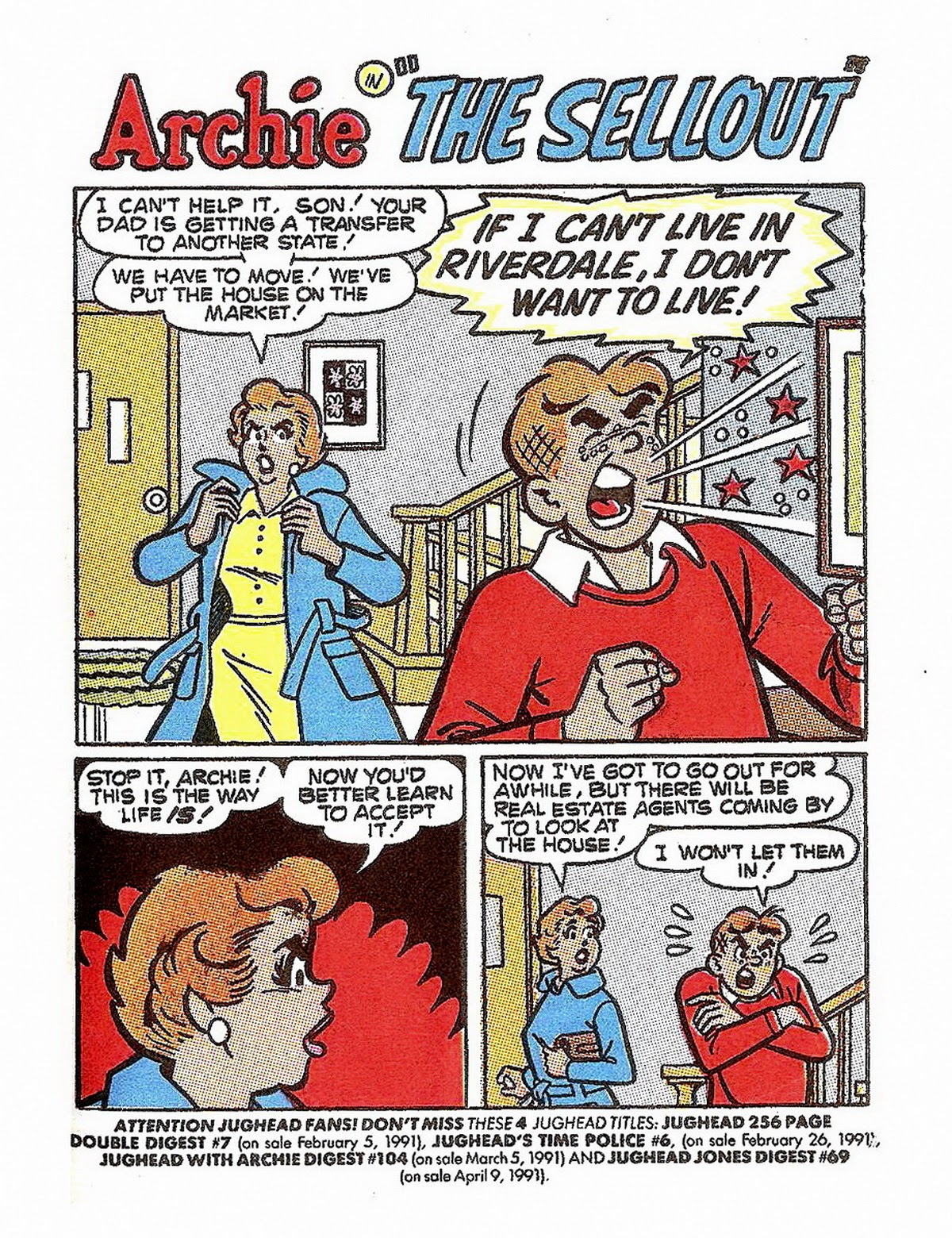 Read online Archie's Double Digest Magazine comic -  Issue #52 - 213