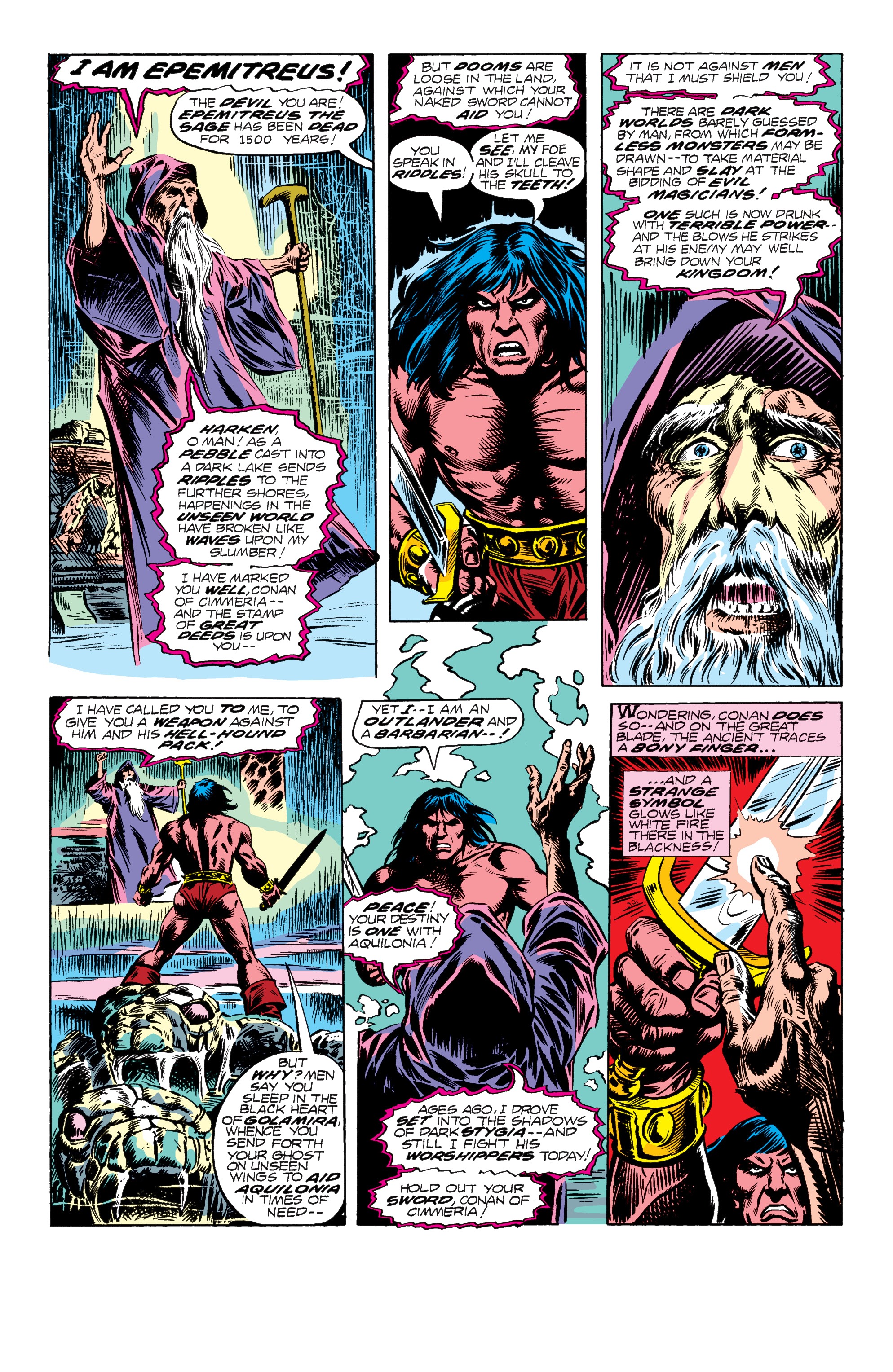 Read online Conan the Barbarian Epic Collection: The Original Marvel Years - Of Once and Future Kings comic -  Issue # TPB (Part 3) - 42