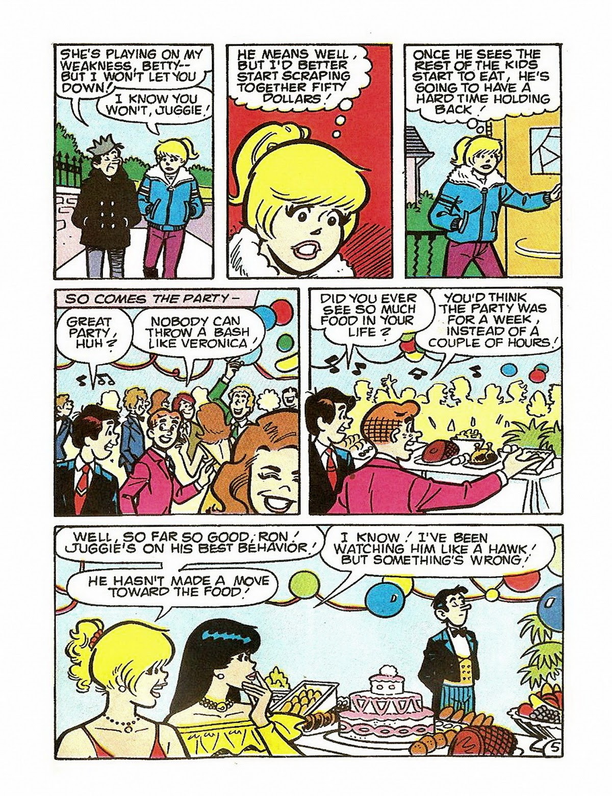 Read online Archie's Double Digest Magazine comic -  Issue #64 - 135