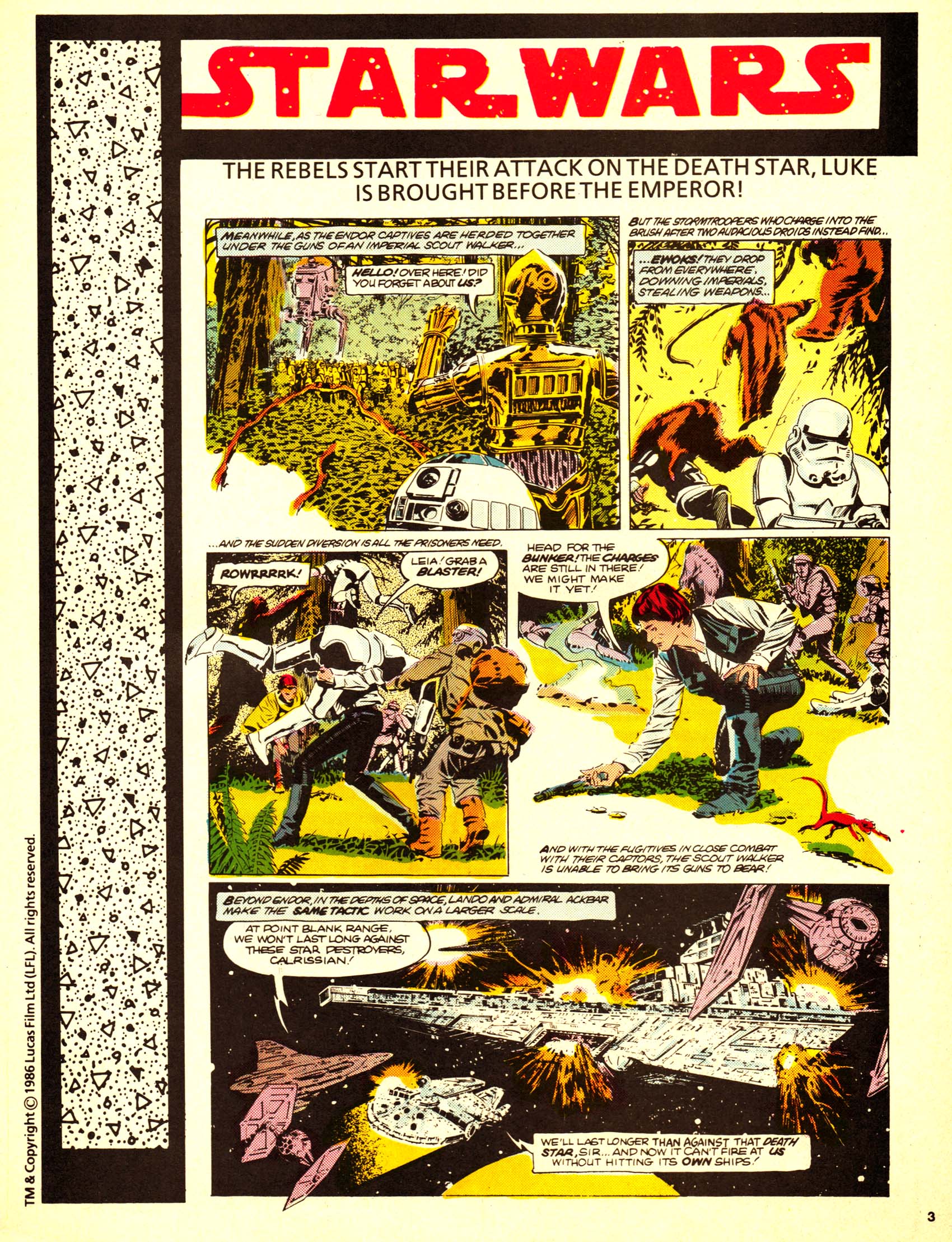 Read online Return of the Jedi comic -  Issue #155 - 3