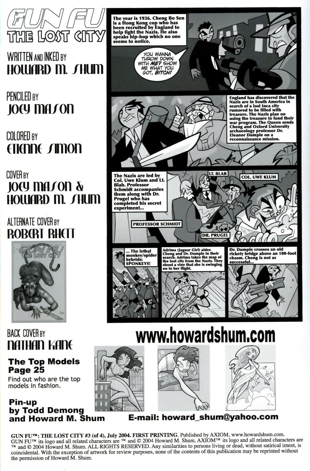 Read online Gun Fu: The Lost City comic -  Issue #3 - 2