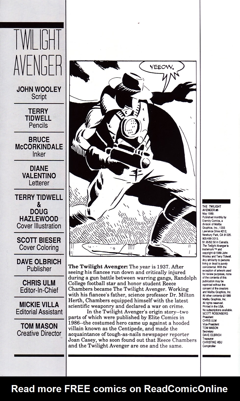 Read online Twilight Avenger comic -  Issue #6 - 2
