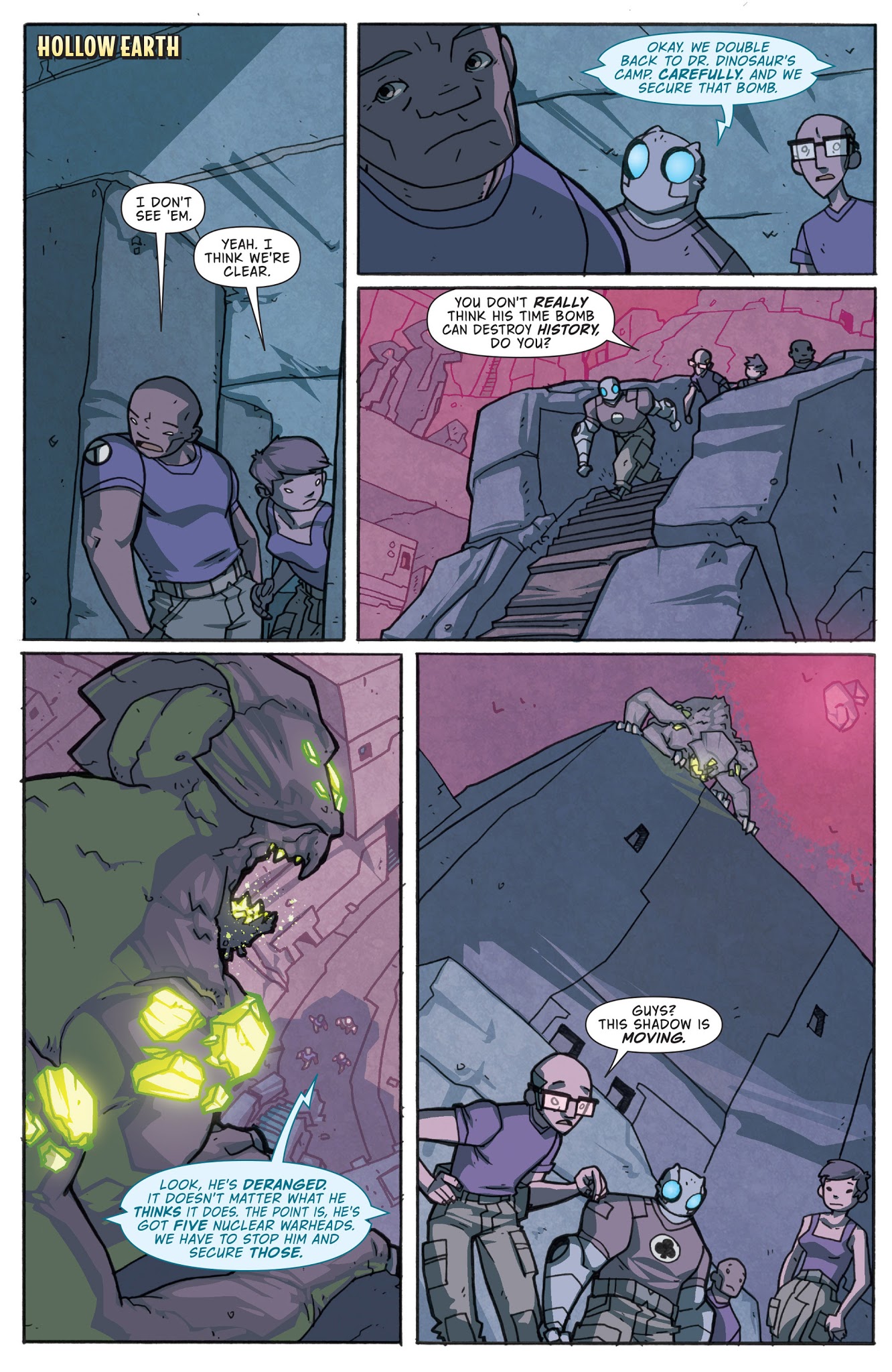 Read online Atomic Robo and the Savage Sword of Dr. Dinosaur comic -  Issue #3 - 4