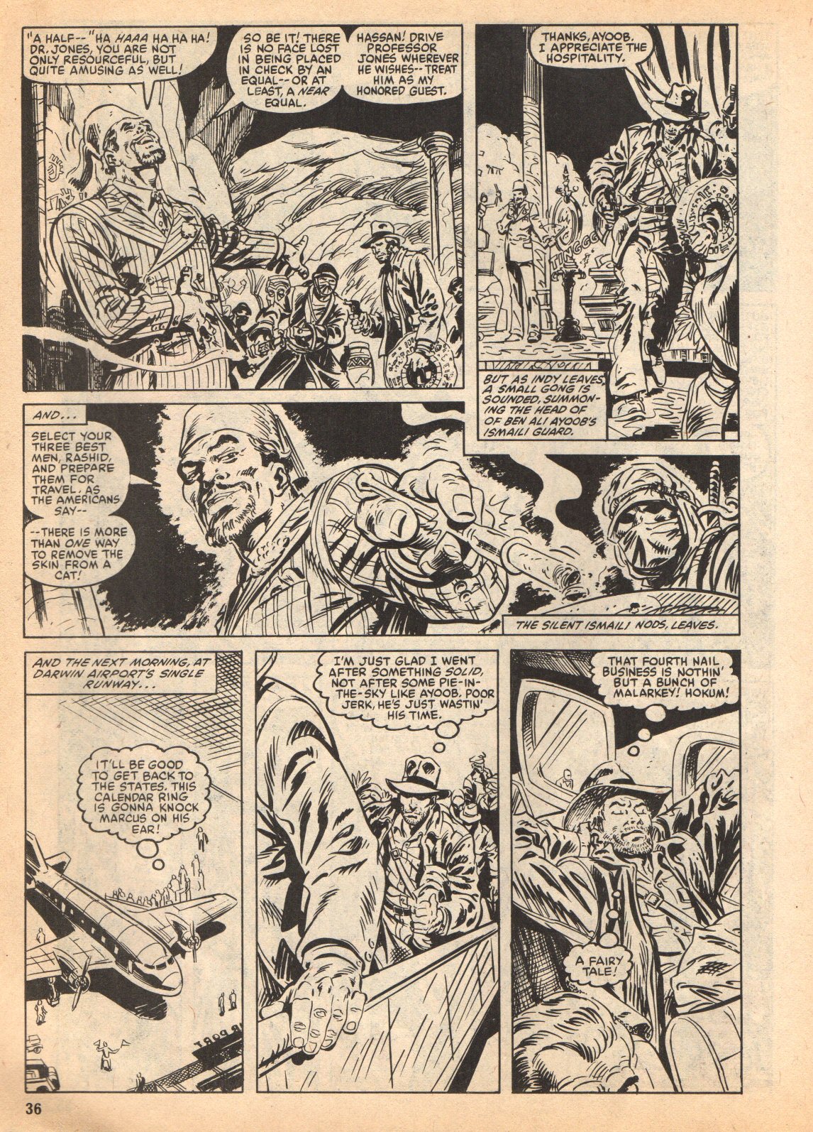 Read online Indiana Jones comic -  Issue #8 - 36