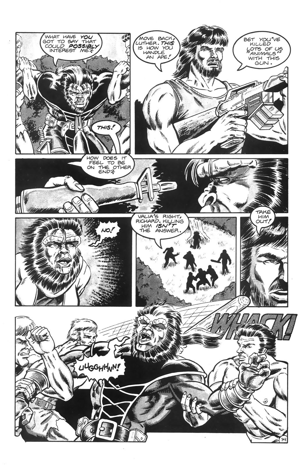 Read online Planet of the Apes: Blood of the Apes comic -  Issue #3 - 17