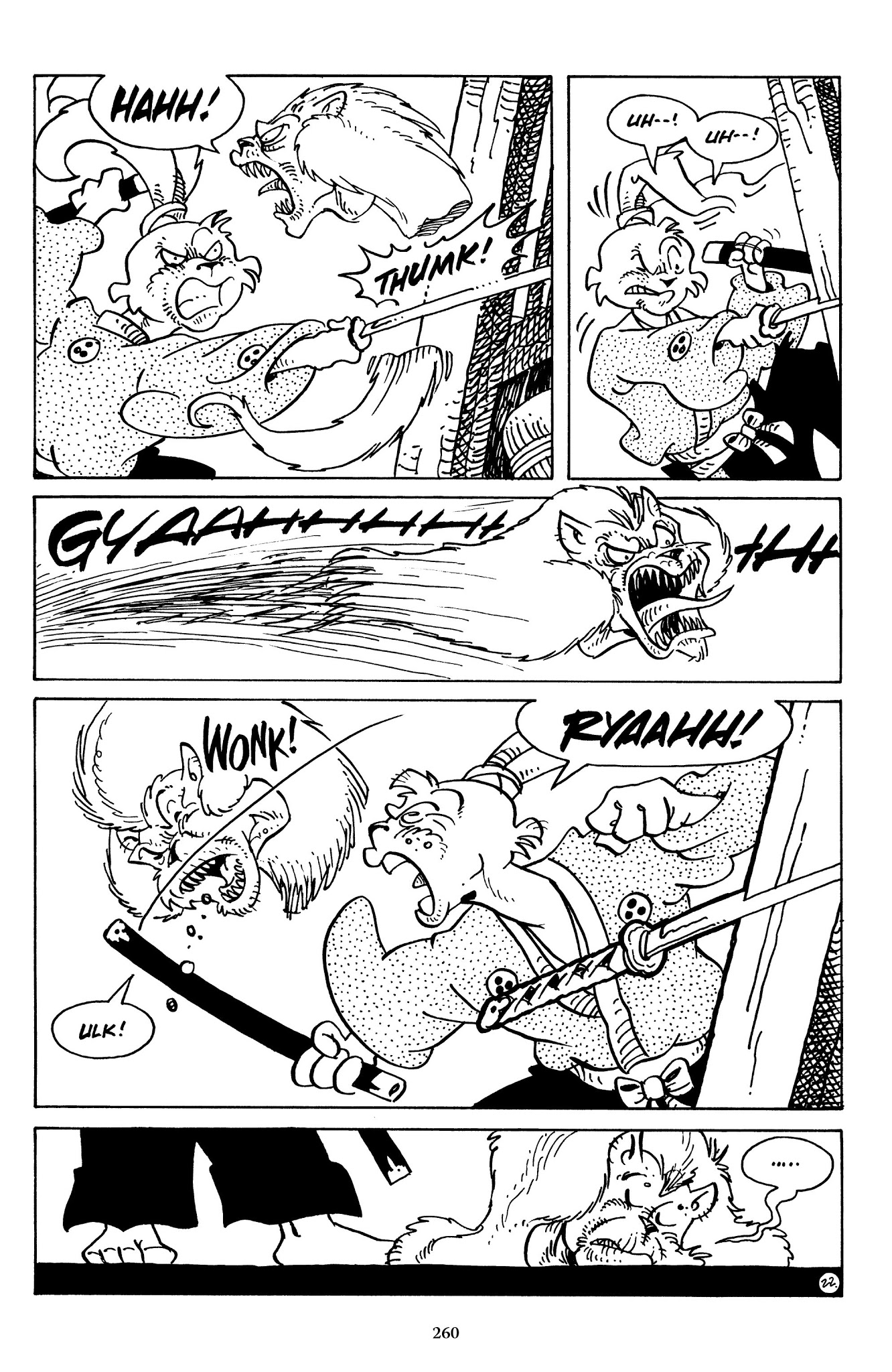 Read online The Usagi Yojimbo Saga comic -  Issue # TPB 7 - 255