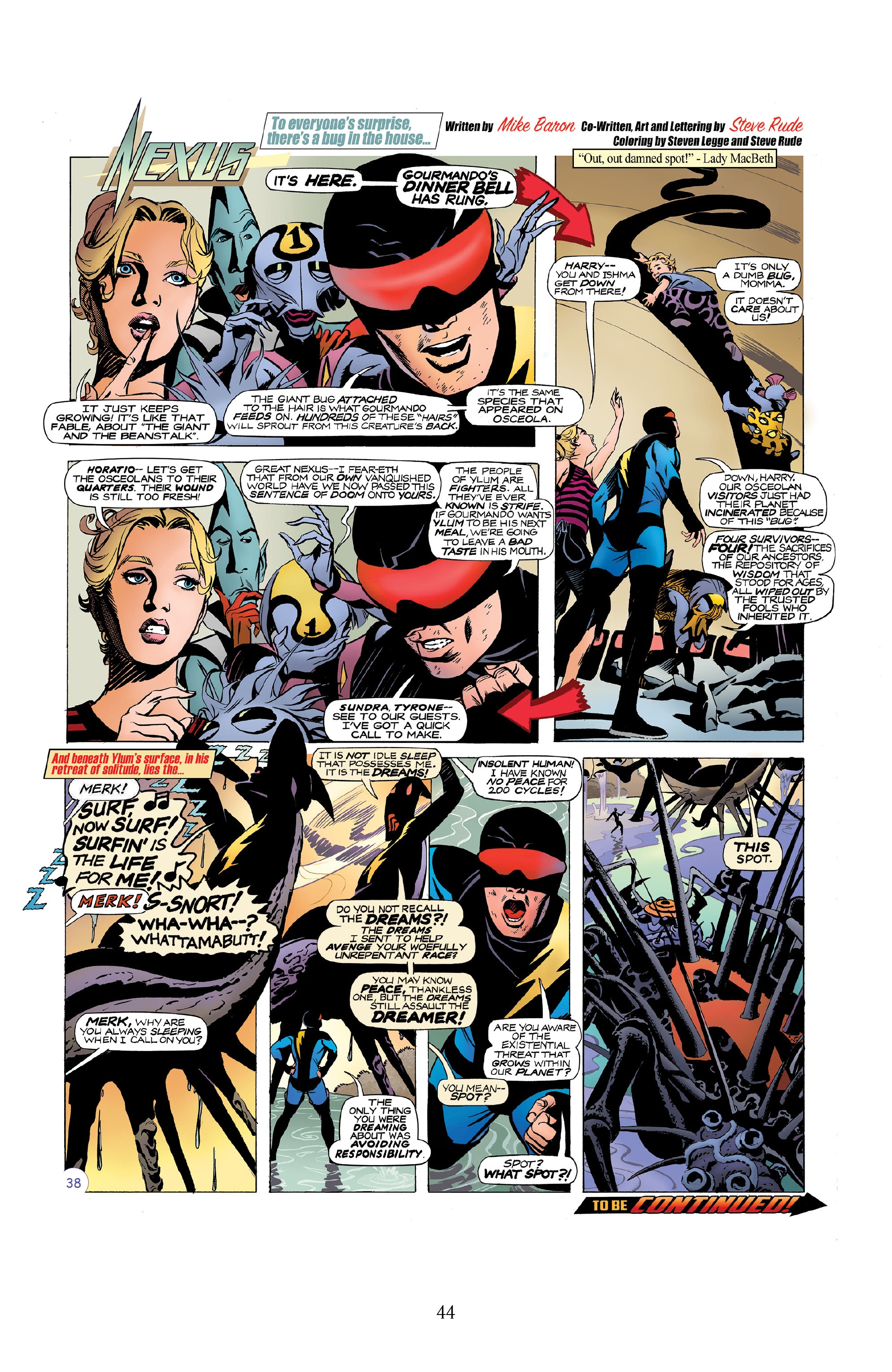 Read online Nexus Newspaper Strips: The Coming of Gourmando comic -  Issue # TPB (Part 1) - 43