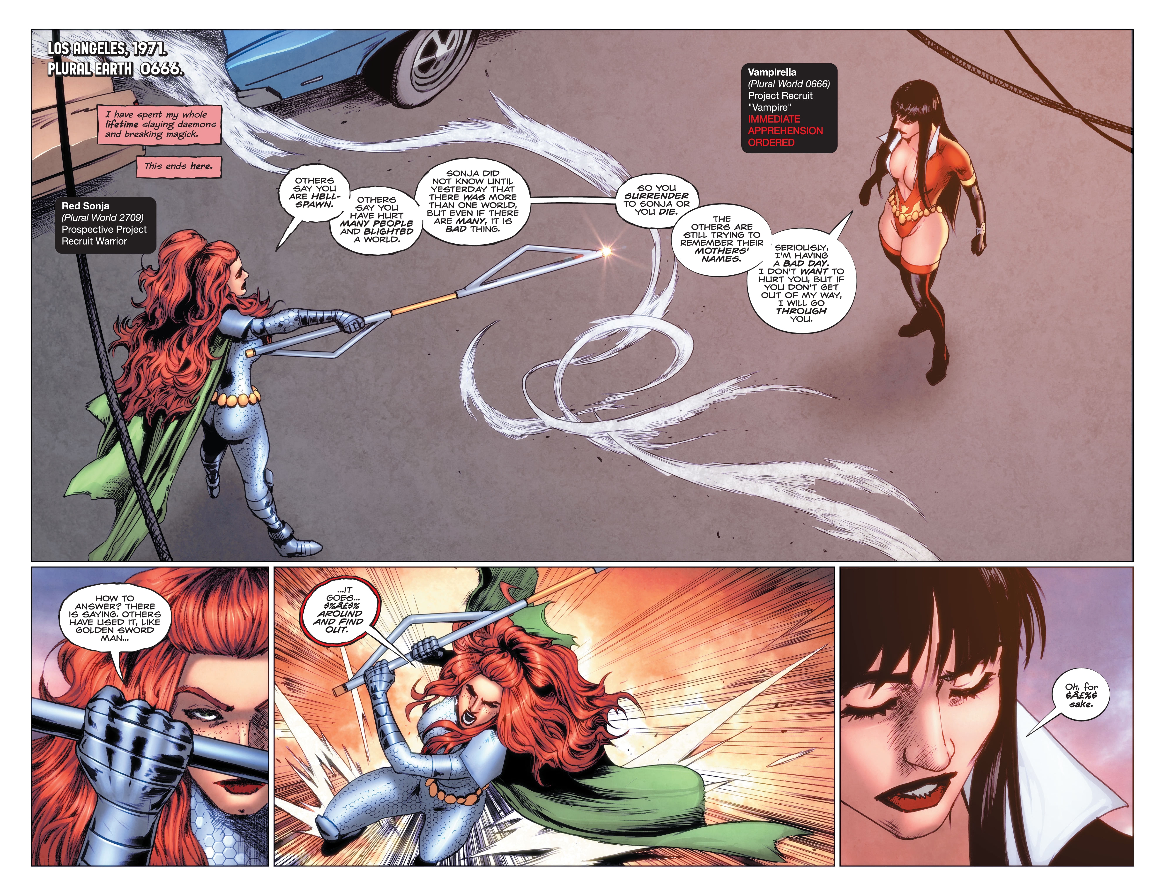Read online Red Sonja: The Superpowers comic -  Issue # TPB (Part 1) - 100