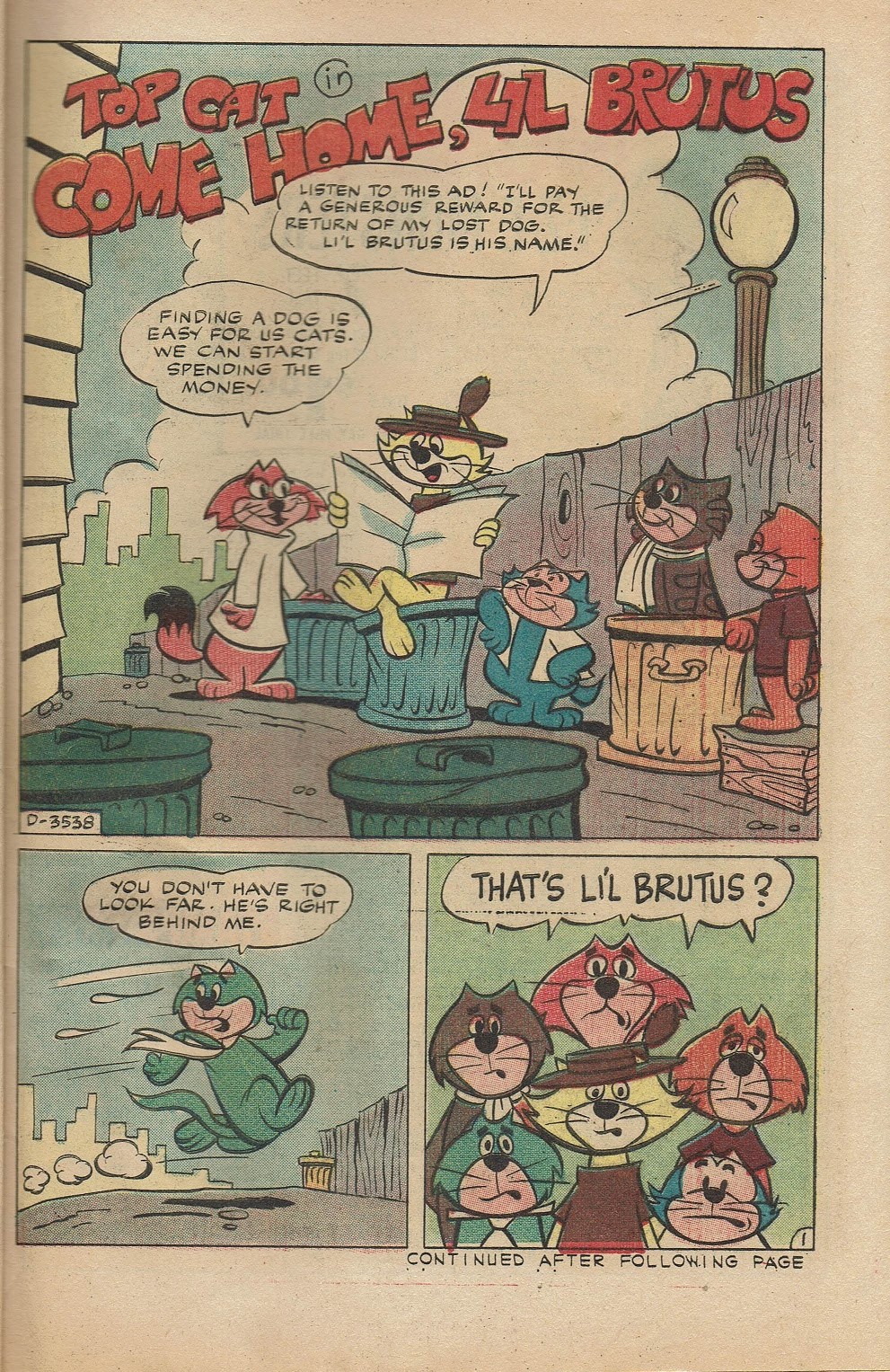 Read online Top Cat (1970) comic -  Issue #15 - 29