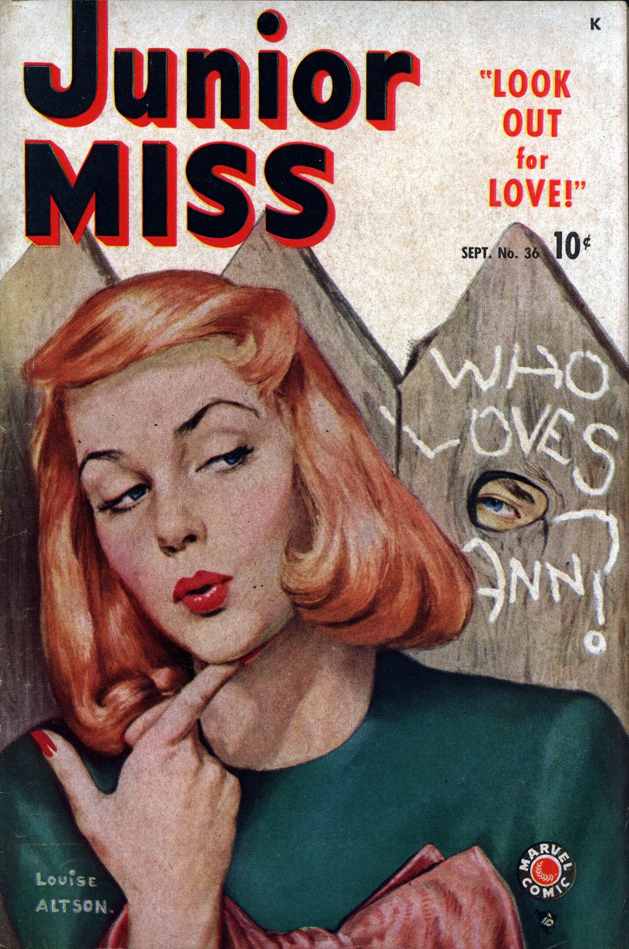 Read online Junior Miss (1947) comic -  Issue #36 - 1