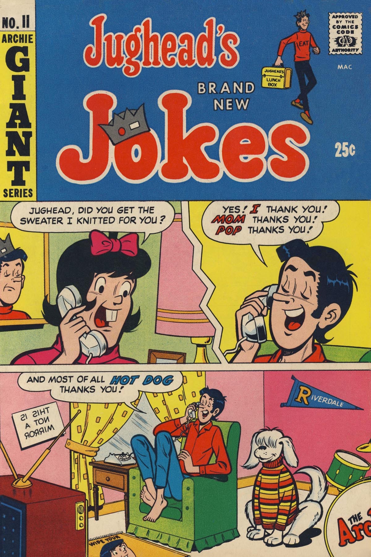 Read online Jughead's Jokes comic -  Issue #11 - 1