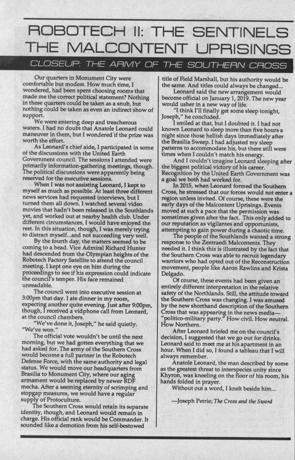 Read online Robotech II: The Sentinels - The Malcontent Uprisings comic -  Issue #6 - 30