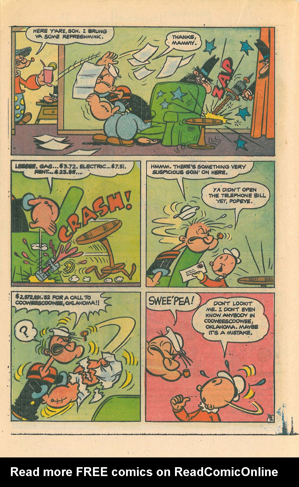 Read online Popeye (1948) comic -  Issue #125 - 4