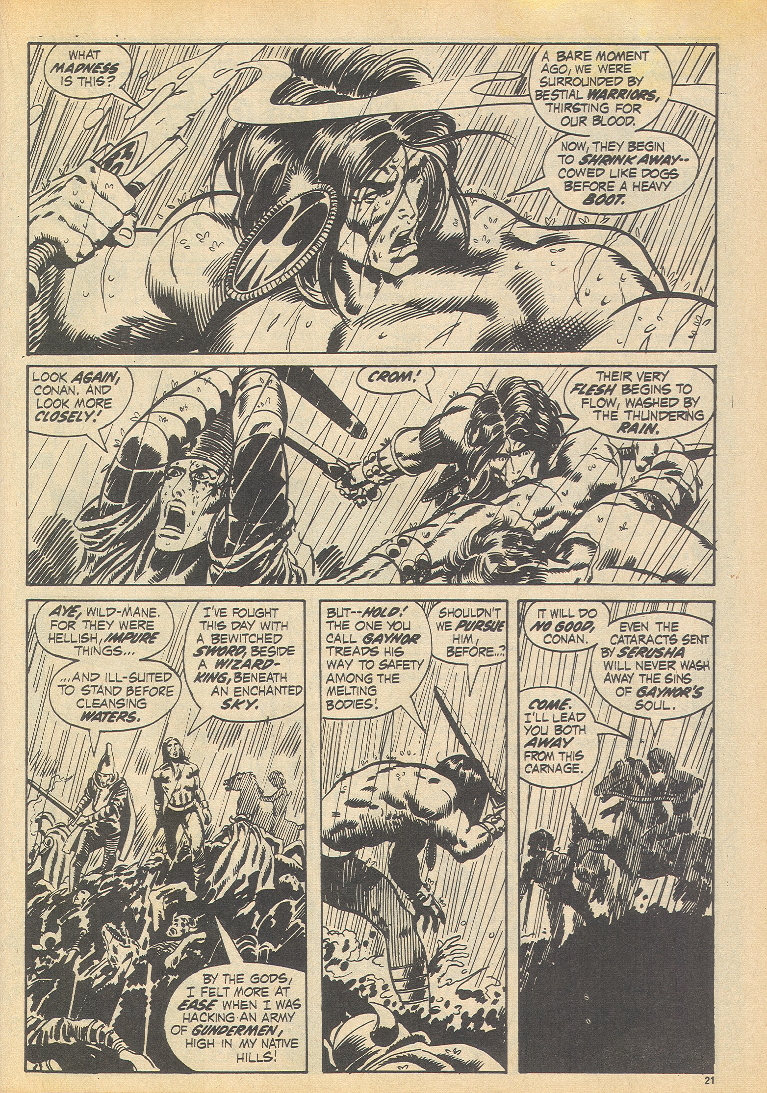 Read online The Savage Sword of Conan (1975) comic -  Issue #15 - 21