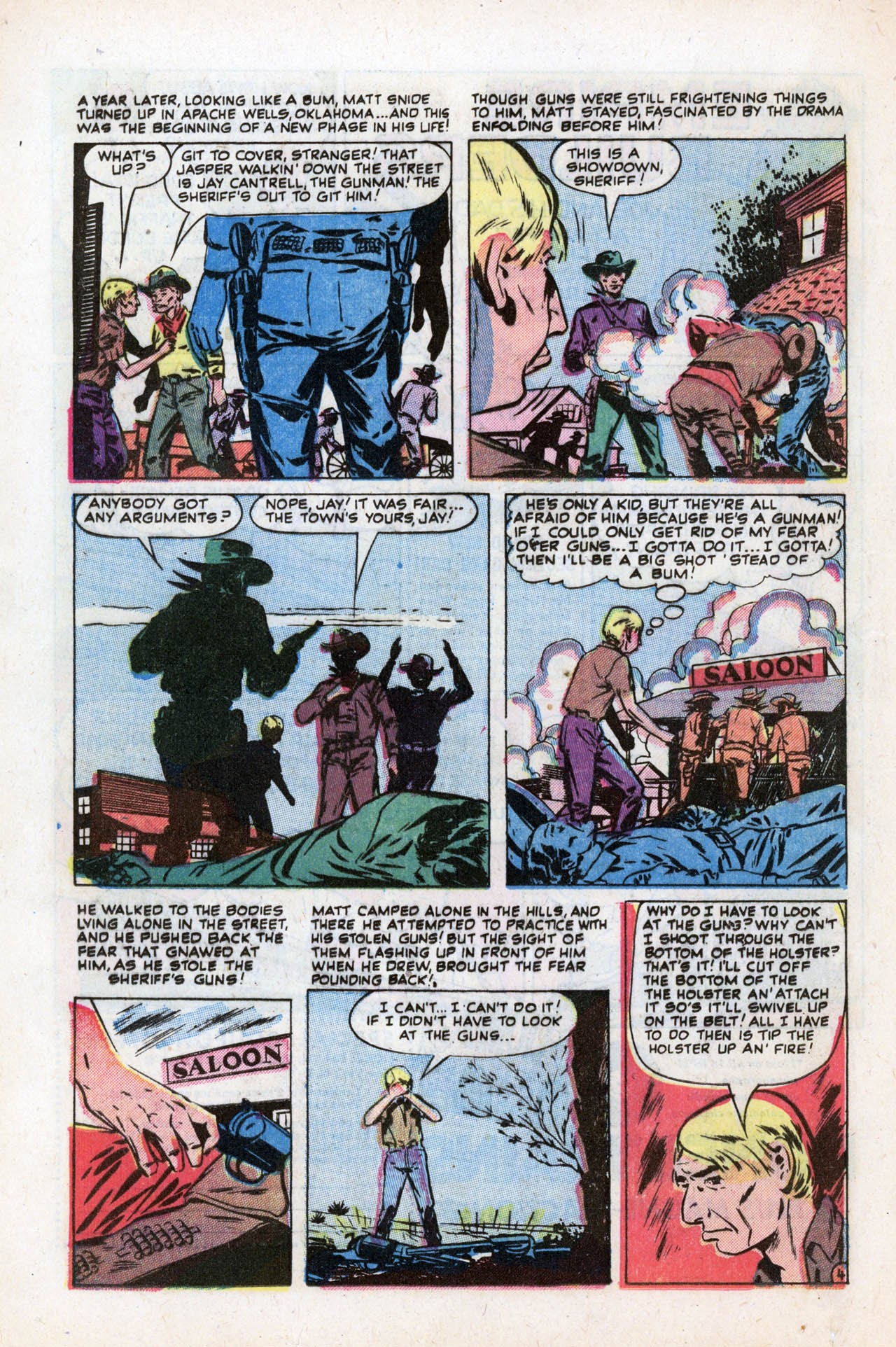 Read online Western Thrillers (1954) comic -  Issue #2 - 16
