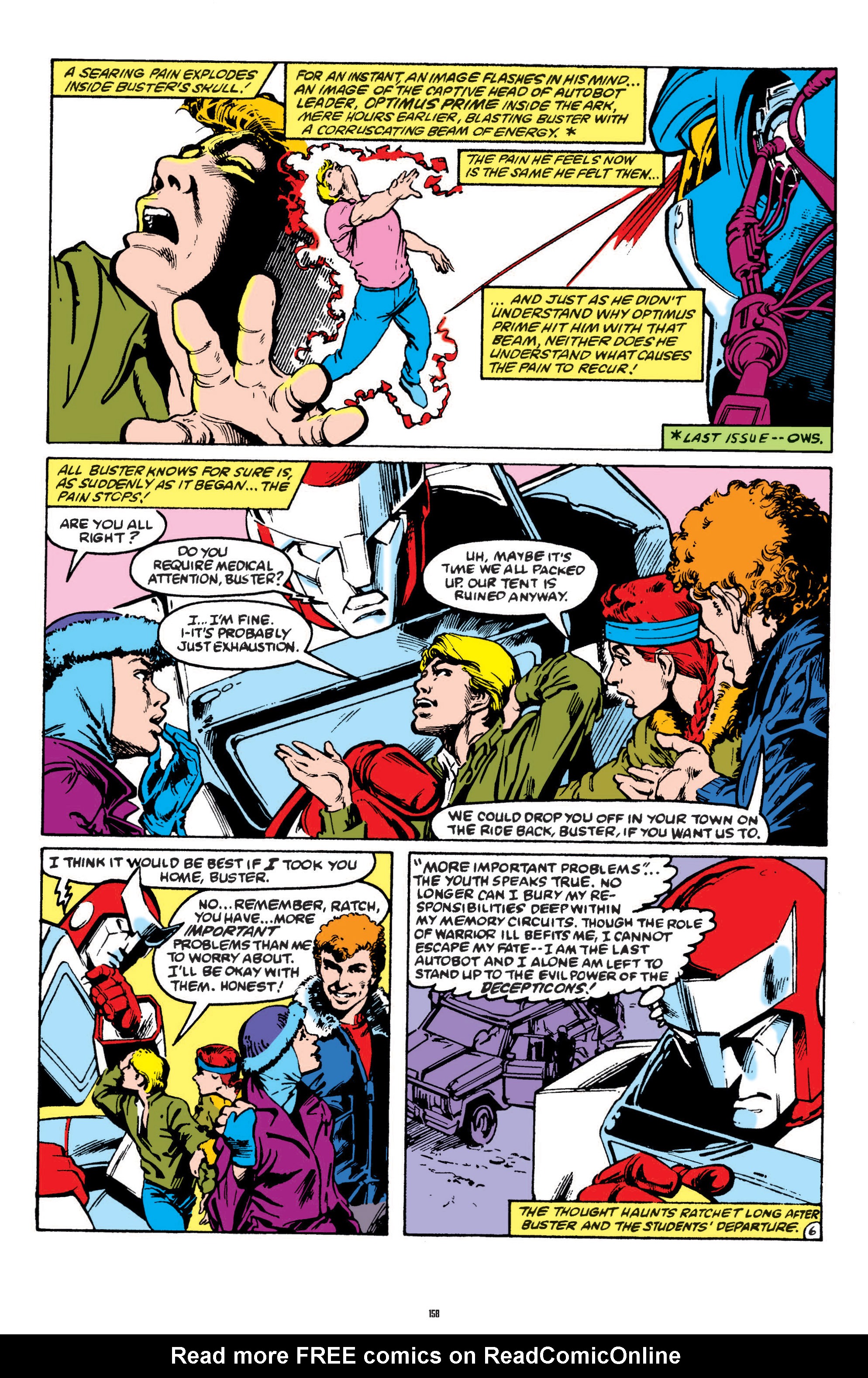Read online The Transformers Classics comic -  Issue # TPB 1 - 159