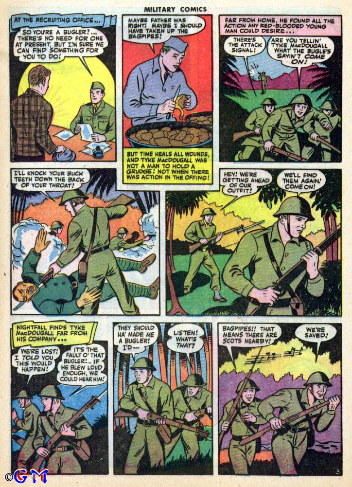 Read online Military Comics comic -  Issue #35 - 44