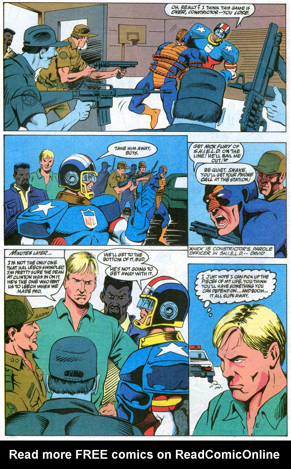 Read online NFL SuperPro comic -  Issue #11 - 22