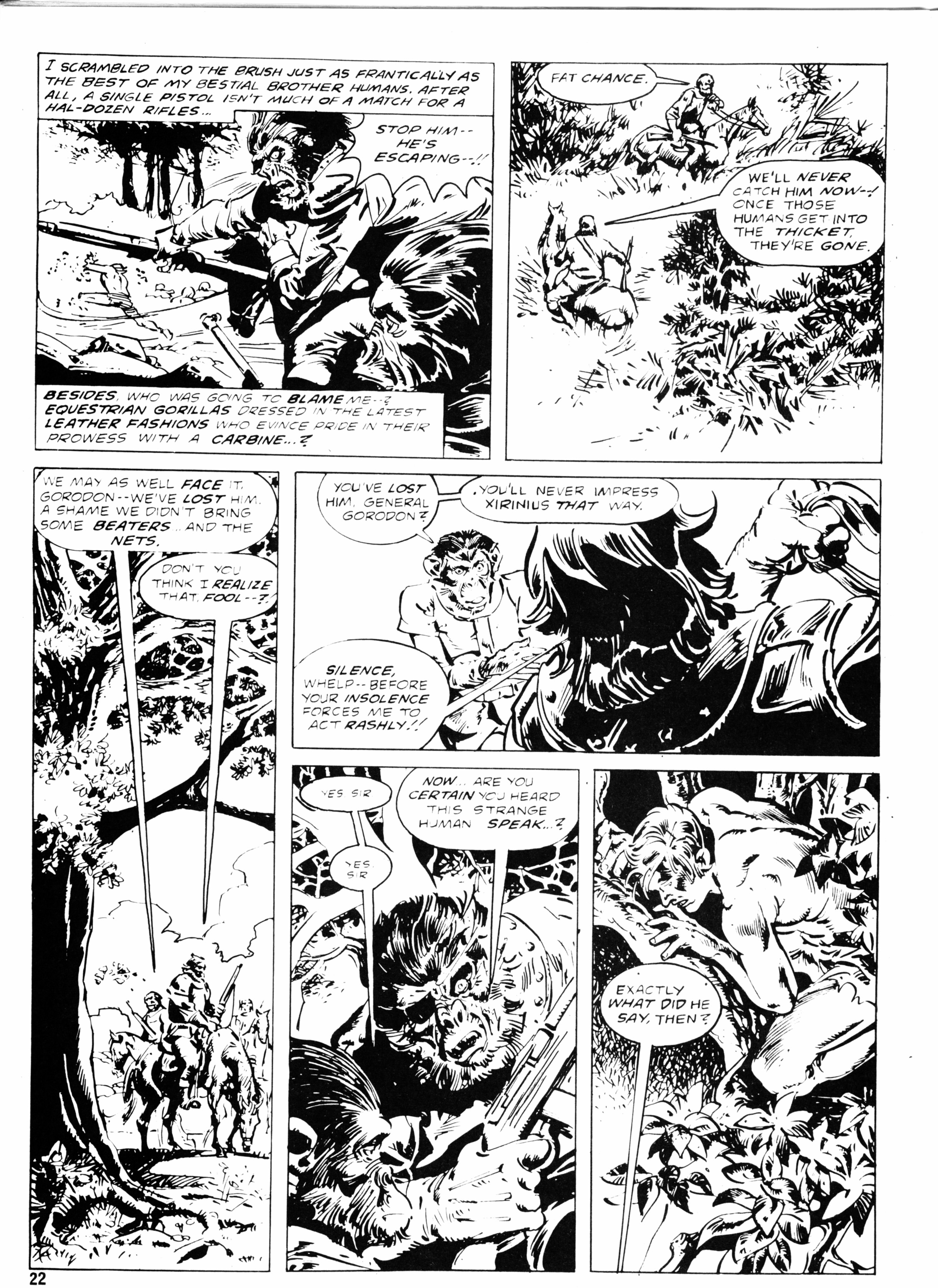 Read online Planet of the Apes (1974) comic -  Issue #31 - 22