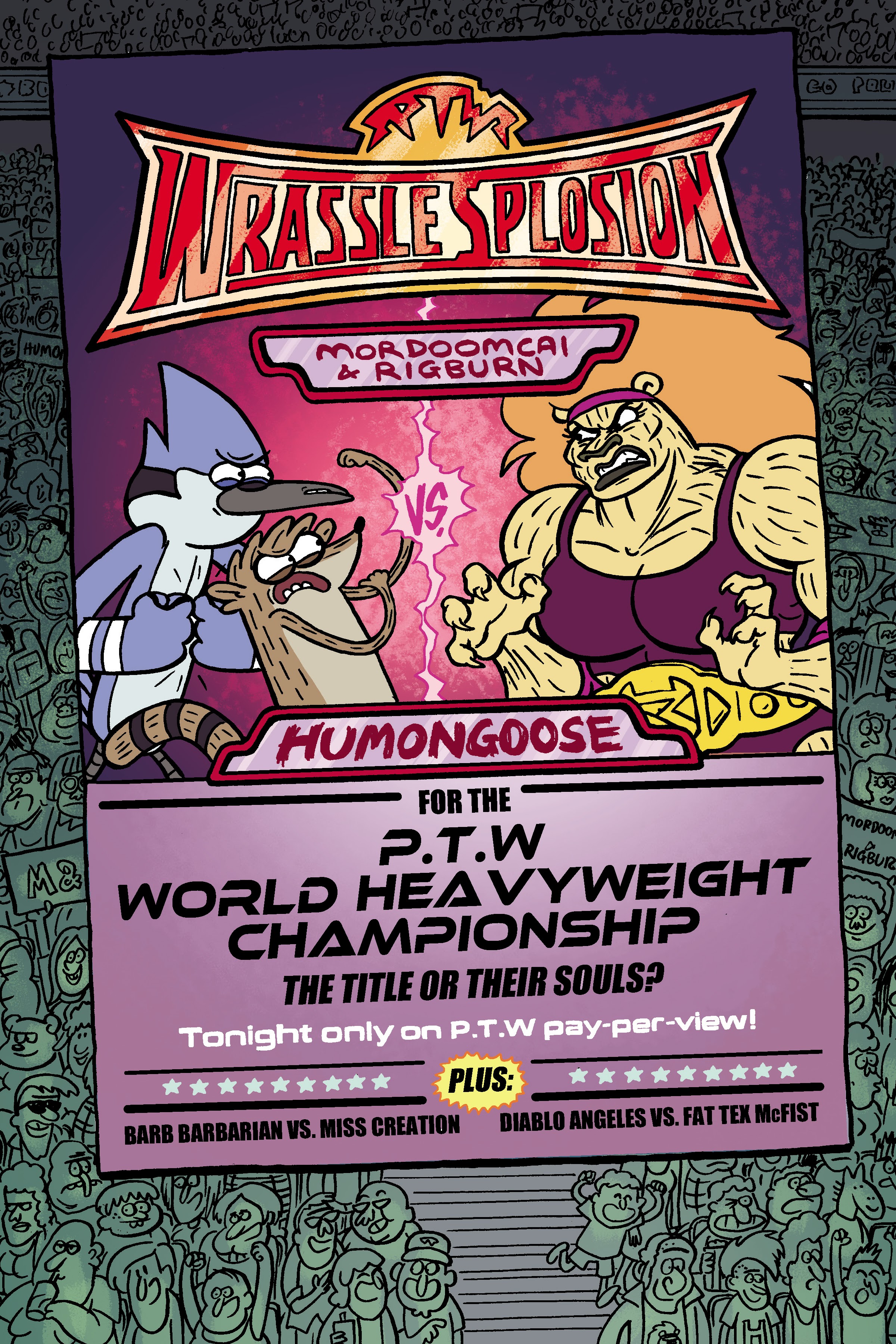 Read online Regular Show: Wrasslesplosion comic -  Issue # TPB - 77