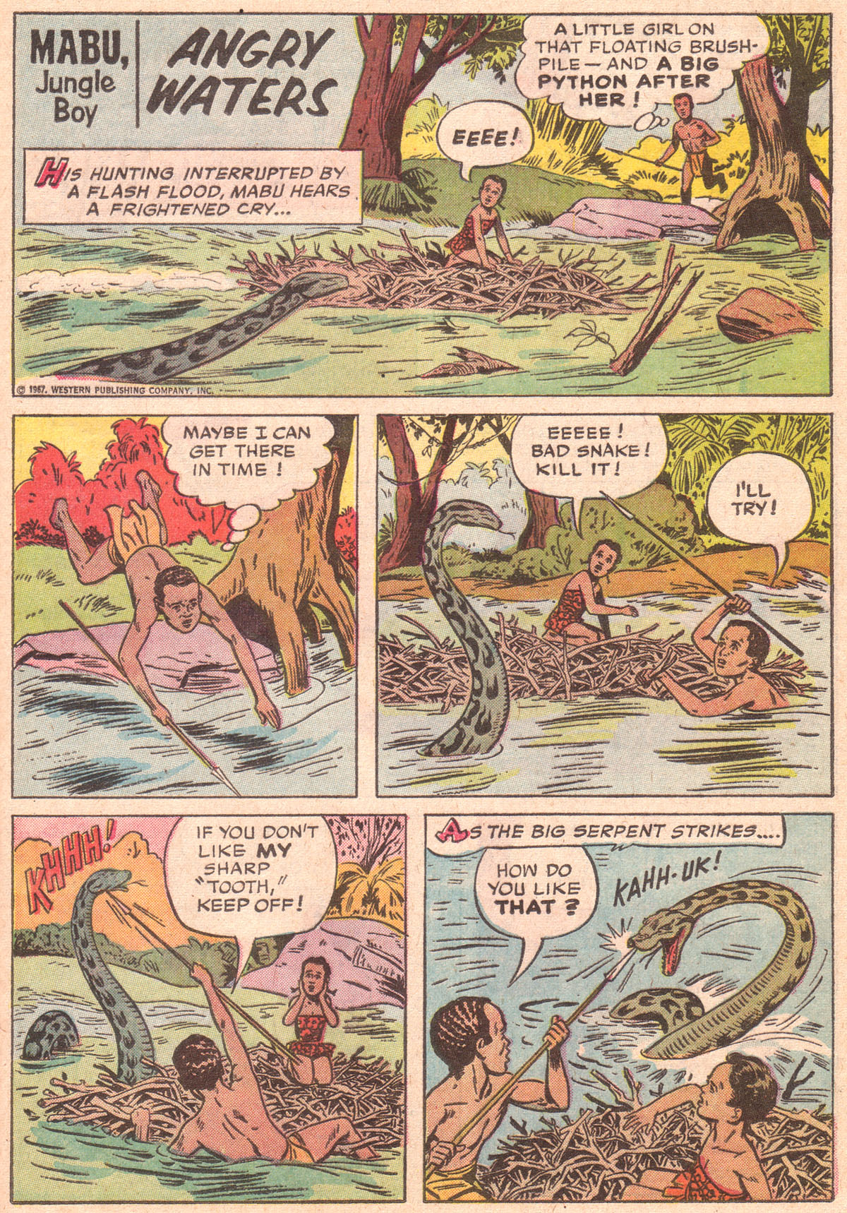Read online Korak, Son of Tarzan (1964) comic -  Issue #21 - 25