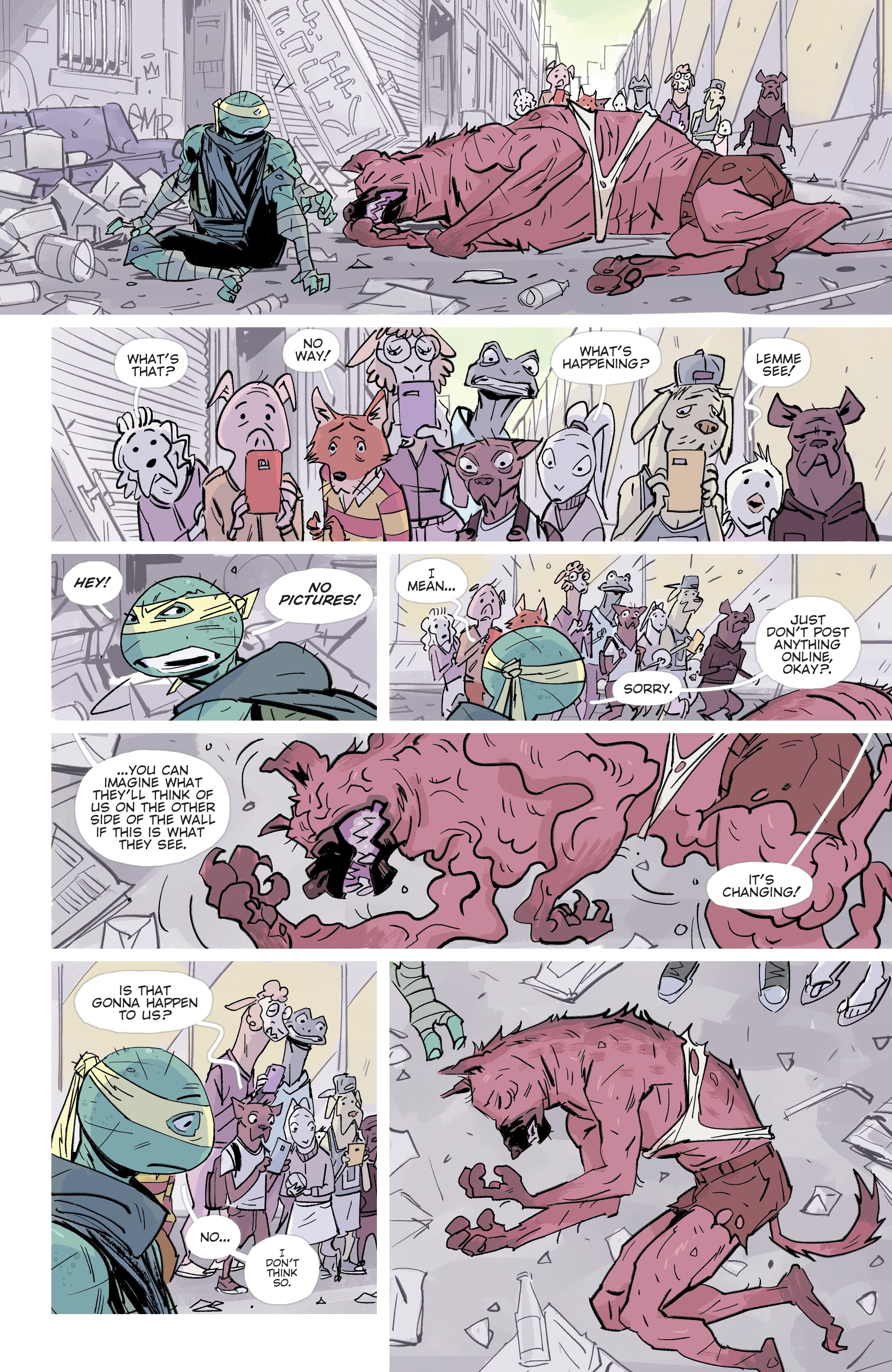 Read online Teenage Mutant Ninja Turtles: Jennika II comic -  Issue #1 - 18