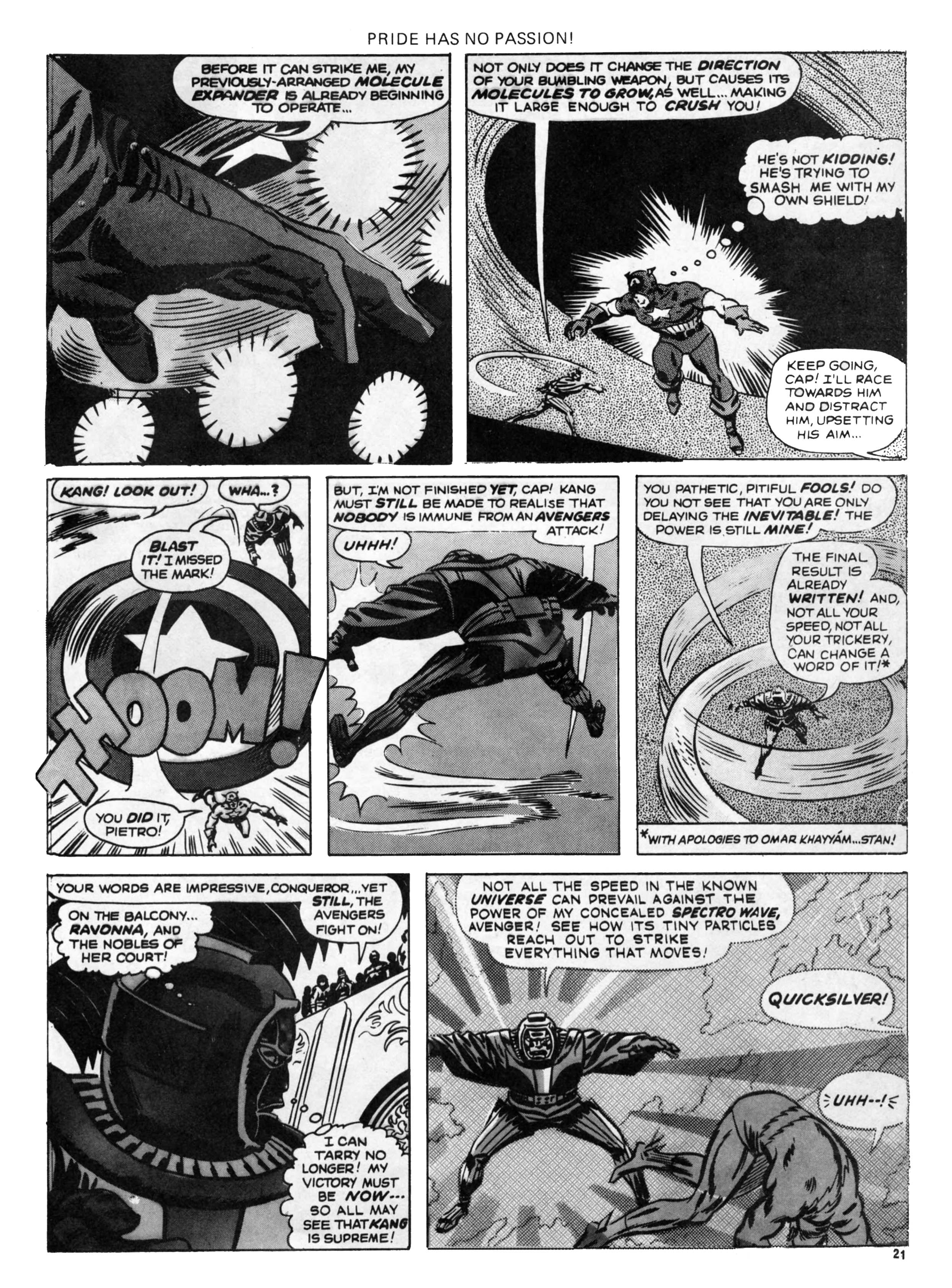 Read online The Avengers (1973) comic -  Issue #20 - 21