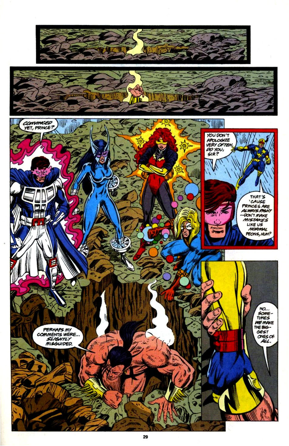 Read online The New Warriors comic -  Issue #57 - 22