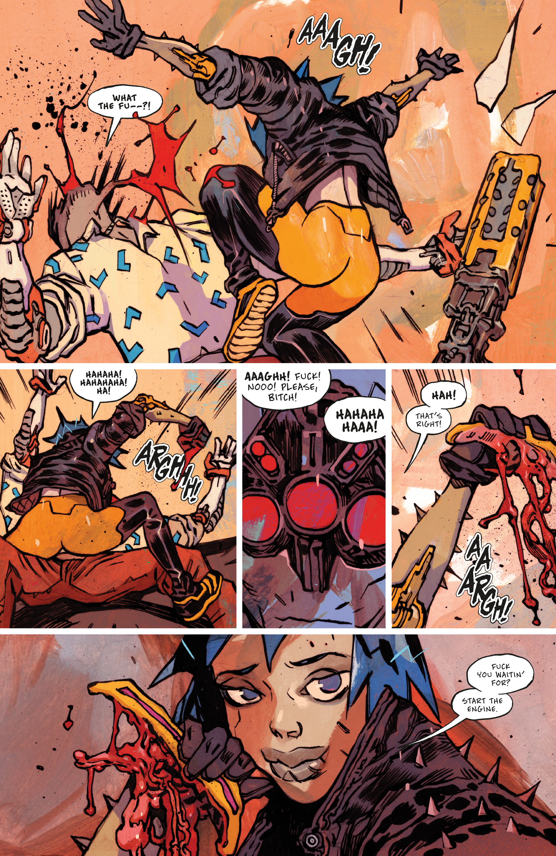 Read online Cyberpunk 2077: XOXO comic -  Issue #2 - 17