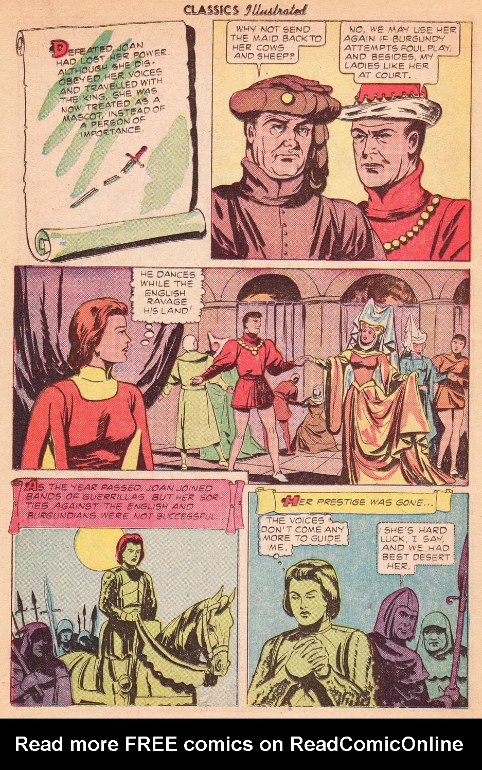 Read online Classics Illustrated comic -  Issue #78 - 38